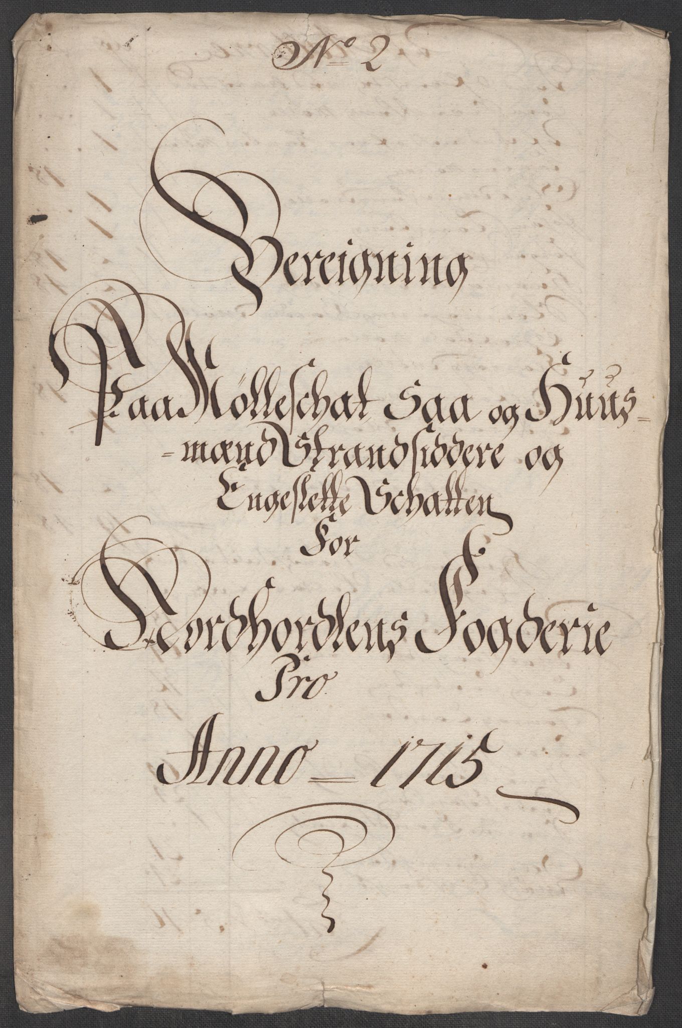 Rentekammeret inntil 1814, Reviderte regnskaper, Fogderegnskap, RA/EA-4092/R51/L3198: Fogderegnskap Nordhordland og Voss, 1715, p. 25