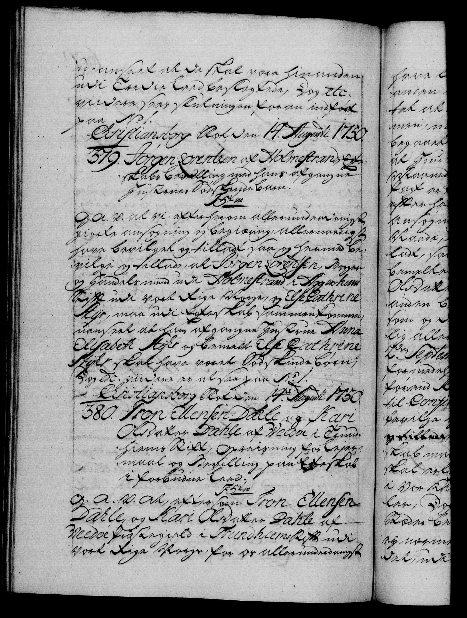 Danske Kanselli 1572-1799, RA/EA-3023/F/Fc/Fca/Fcaa/L0036: Norske registre, 1749-1750, p. 600b