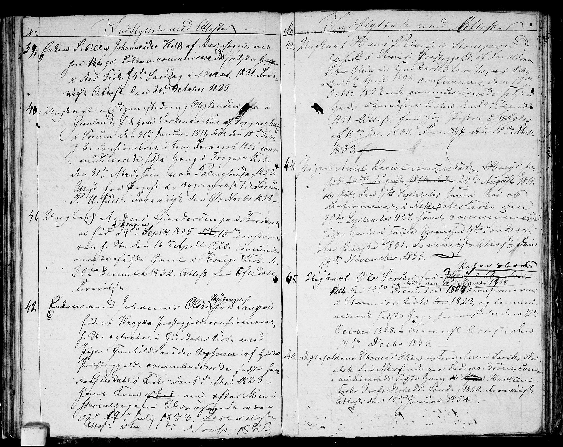 Aker prestekontor kirkebøker, SAO/A-10861/F/L0014a: Parish register (official) no. 14A, 1820-1833, p. 92w-92x