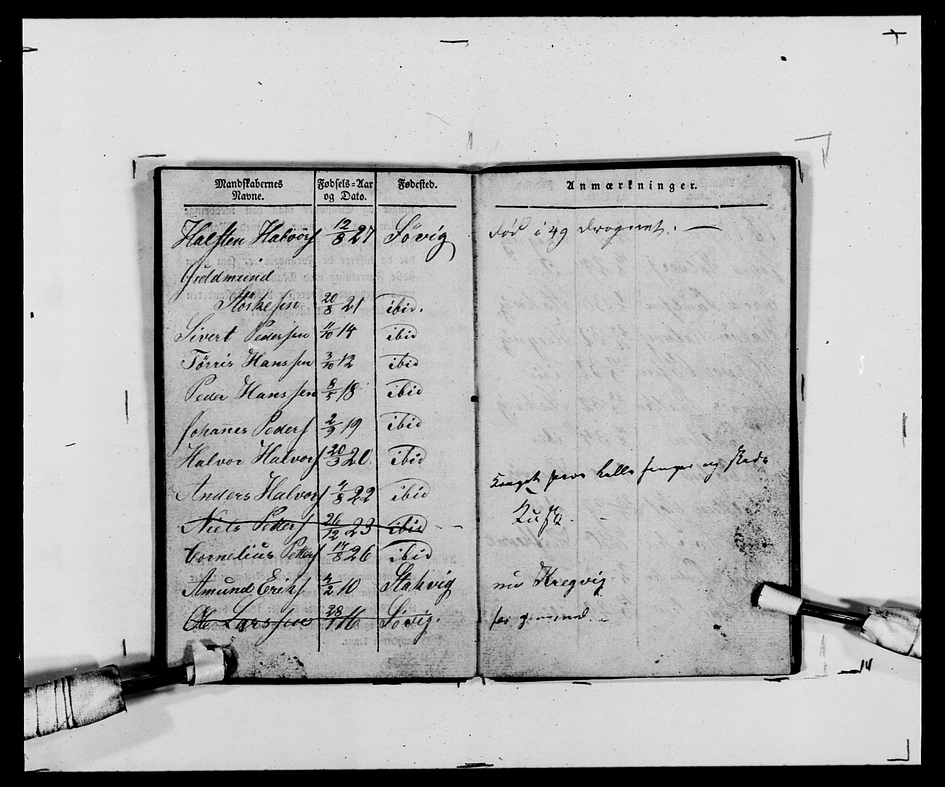 Generalitets- og kommissariatskollegiet, Det kongelige norske kommissariatskollegium, AV/RA-EA-5420/E/Eh/L0120: Tingvollske kompani, 1850-1870, p. 220