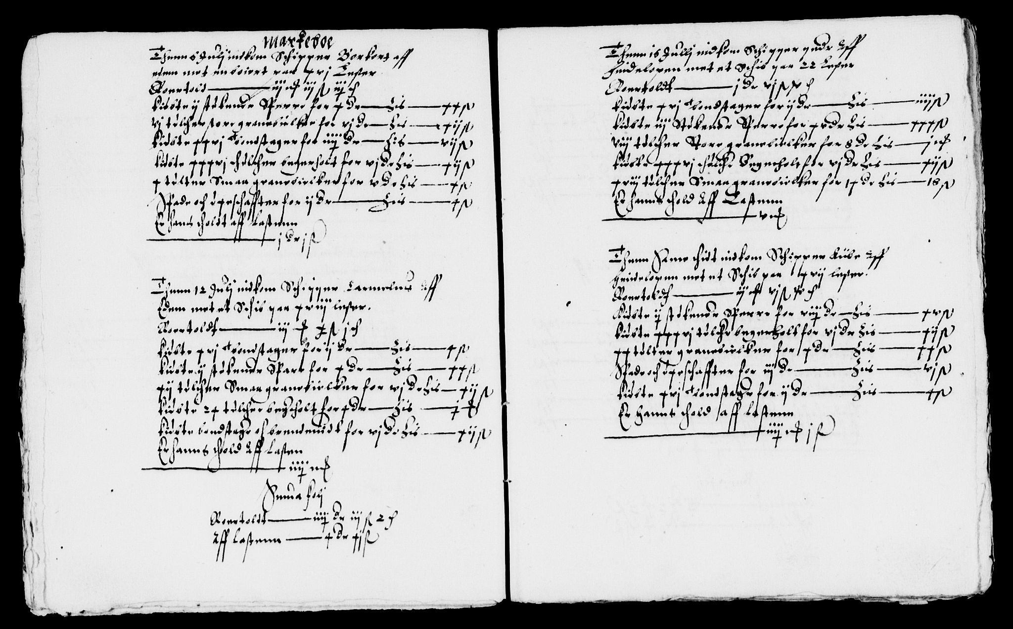 Rentekammeret inntil 1814, Reviderte regnskaper, Lensregnskaper, AV/RA-EA-5023/R/Rb/Rbo/L0001: Tønsberg len, 1584-1612