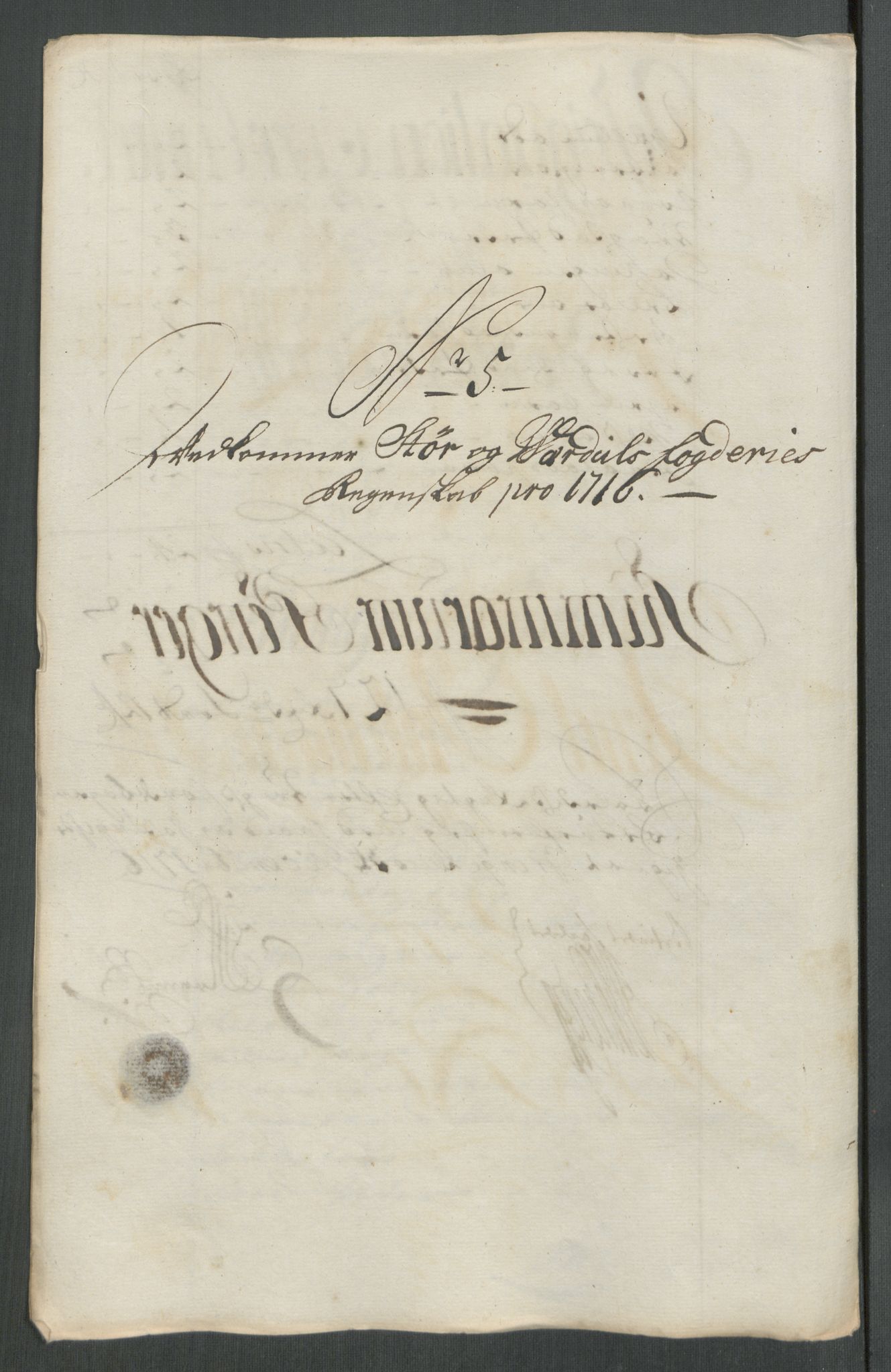 Rentekammeret inntil 1814, Reviderte regnskaper, Fogderegnskap, AV/RA-EA-4092/R62/L4206: Fogderegnskap Stjørdal og Verdal, 1716, p. 118