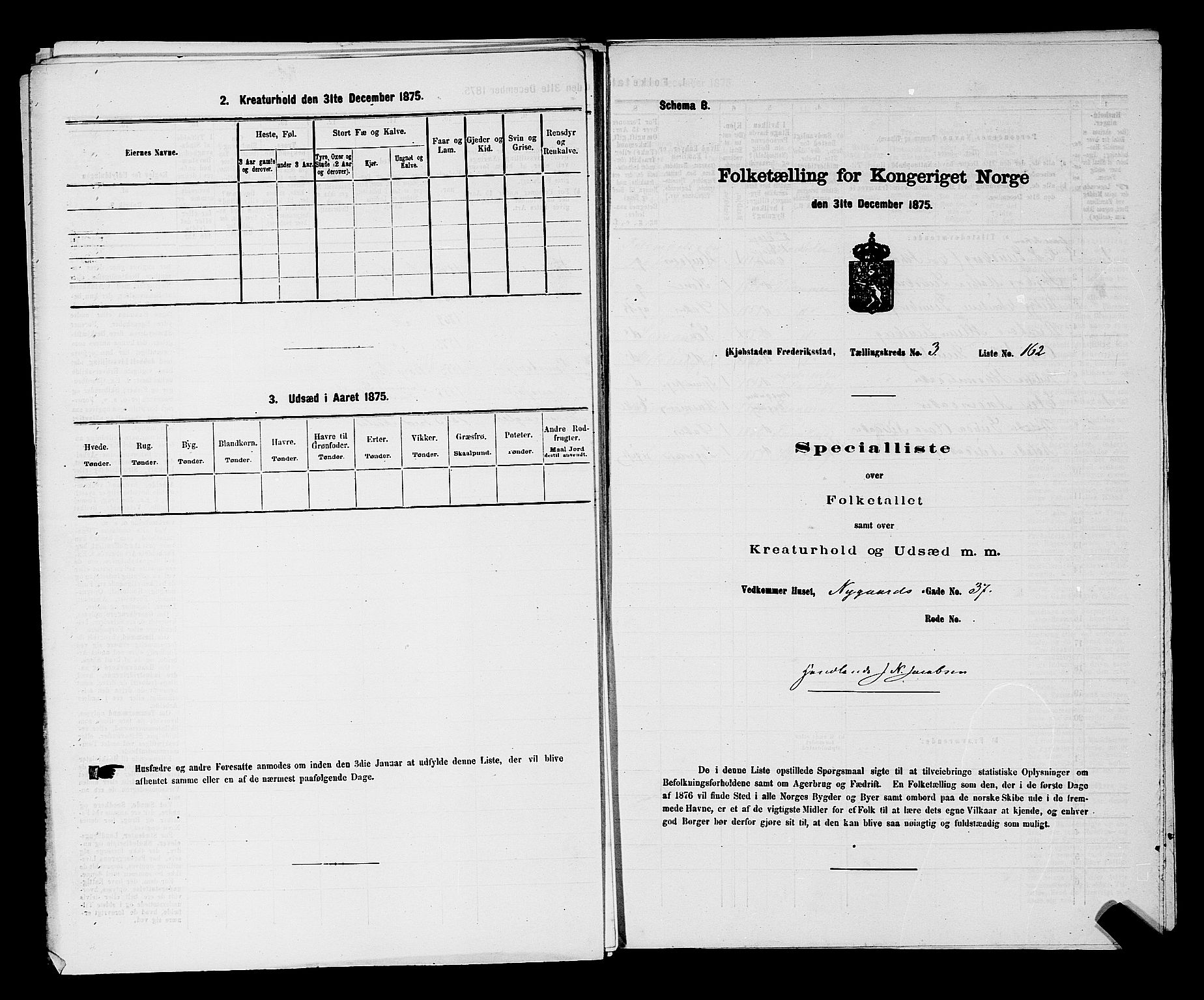 RA, 1875 census for 0103B Fredrikstad/Fredrikstad, 1875, p. 505