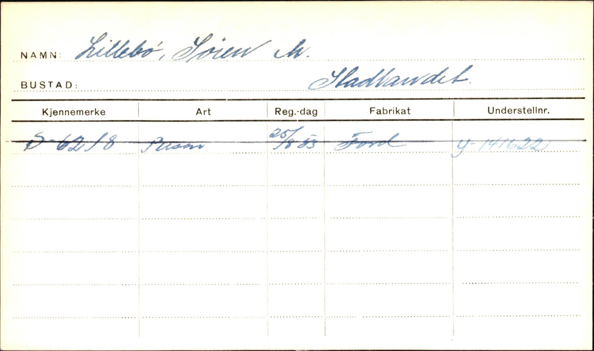 Statens vegvesen, Sogn og Fjordane vegkontor, AV/SAB-A-5301/4/F/L0001B: Eigarregister Fjordane til 1.6.1961, 1930-1961, p. 551