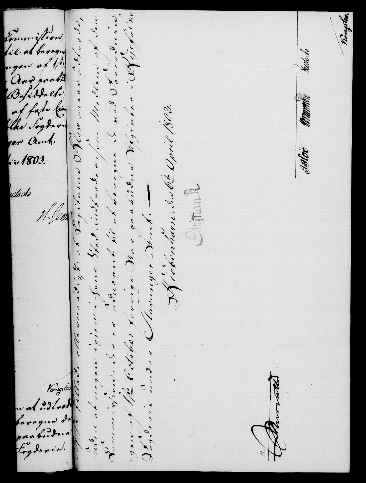 Rentekammeret, Kammerkanselliet, RA/EA-3111/G/Gf/Gfa/L0085: Norsk relasjons- og resolusjonsprotokoll (merket RK 52.85), 1803, p. 362