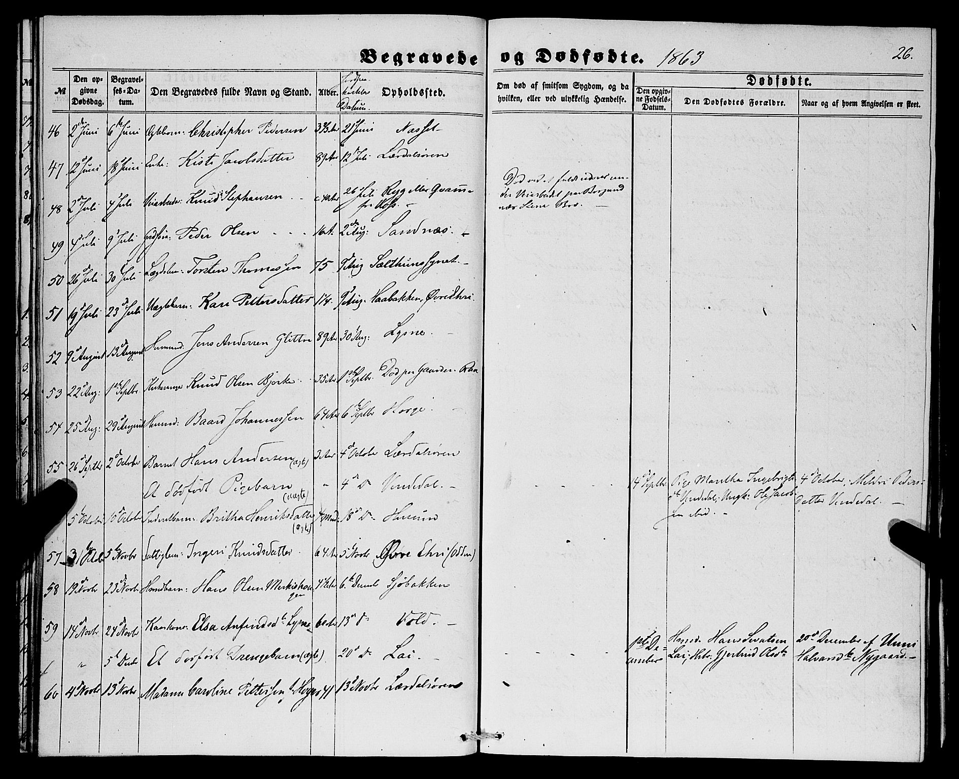 Lærdal sokneprestembete, SAB/A-81201: Parish register (official) no. A 16, 1857-1877, p. 26