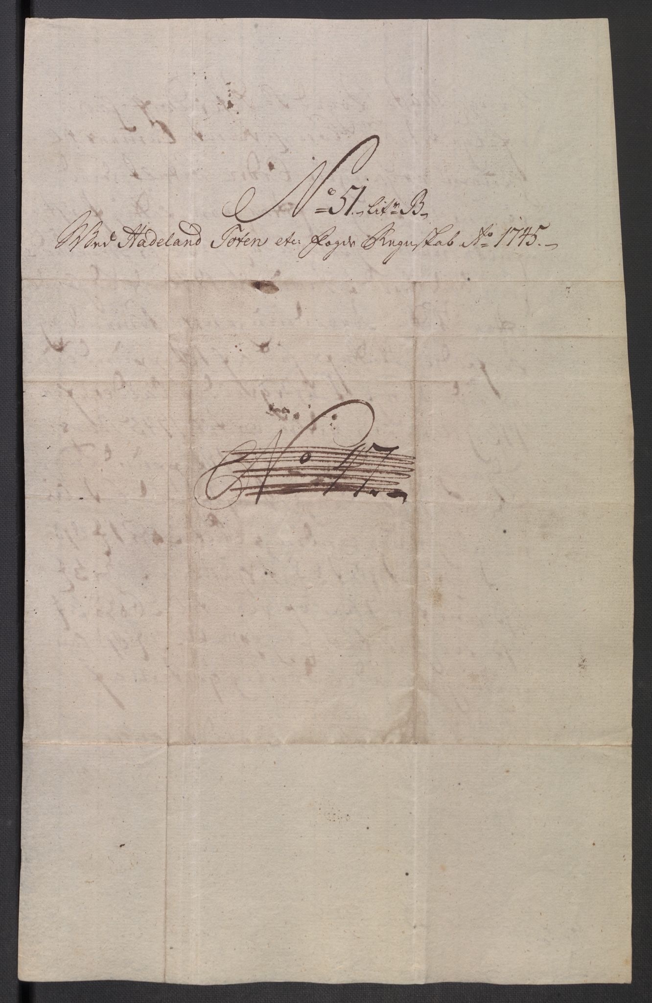 Rentekammeret inntil 1814, Reviderte regnskaper, Fogderegnskap, AV/RA-EA-4092/R18/L1345: Fogderegnskap Hadeland, Toten og Valdres, 1745-1746, p. 261