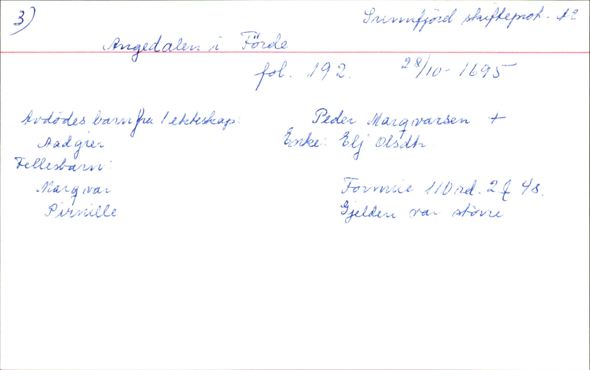 Skiftekort ved Statsarkivet i Bergen, SAB/SKIFTEKORT/003/L0002: Skifteprotokoll nr. 2, 1687-1708, p. 409