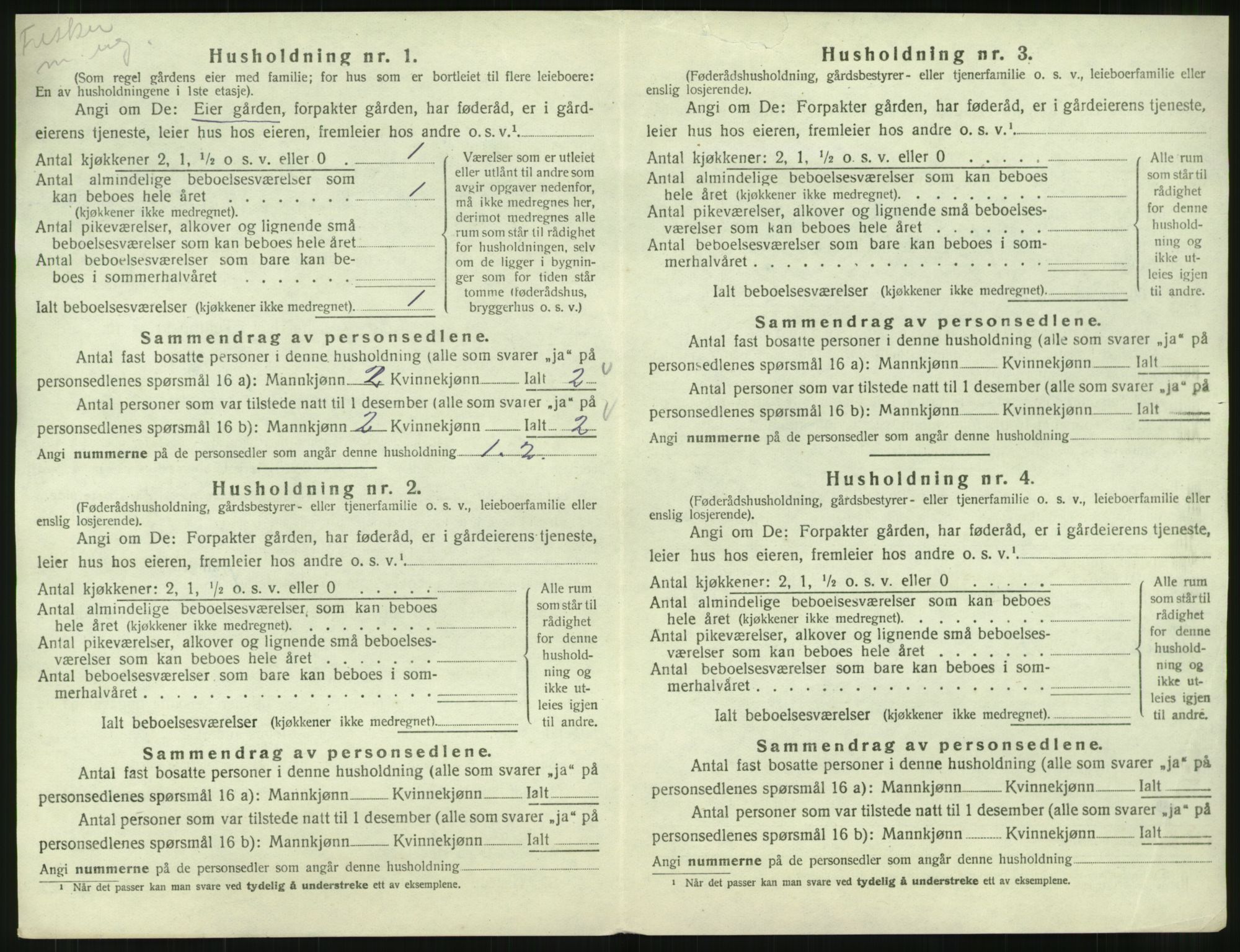 SAT, 1920 census for Flatanger, 1920, p. 683