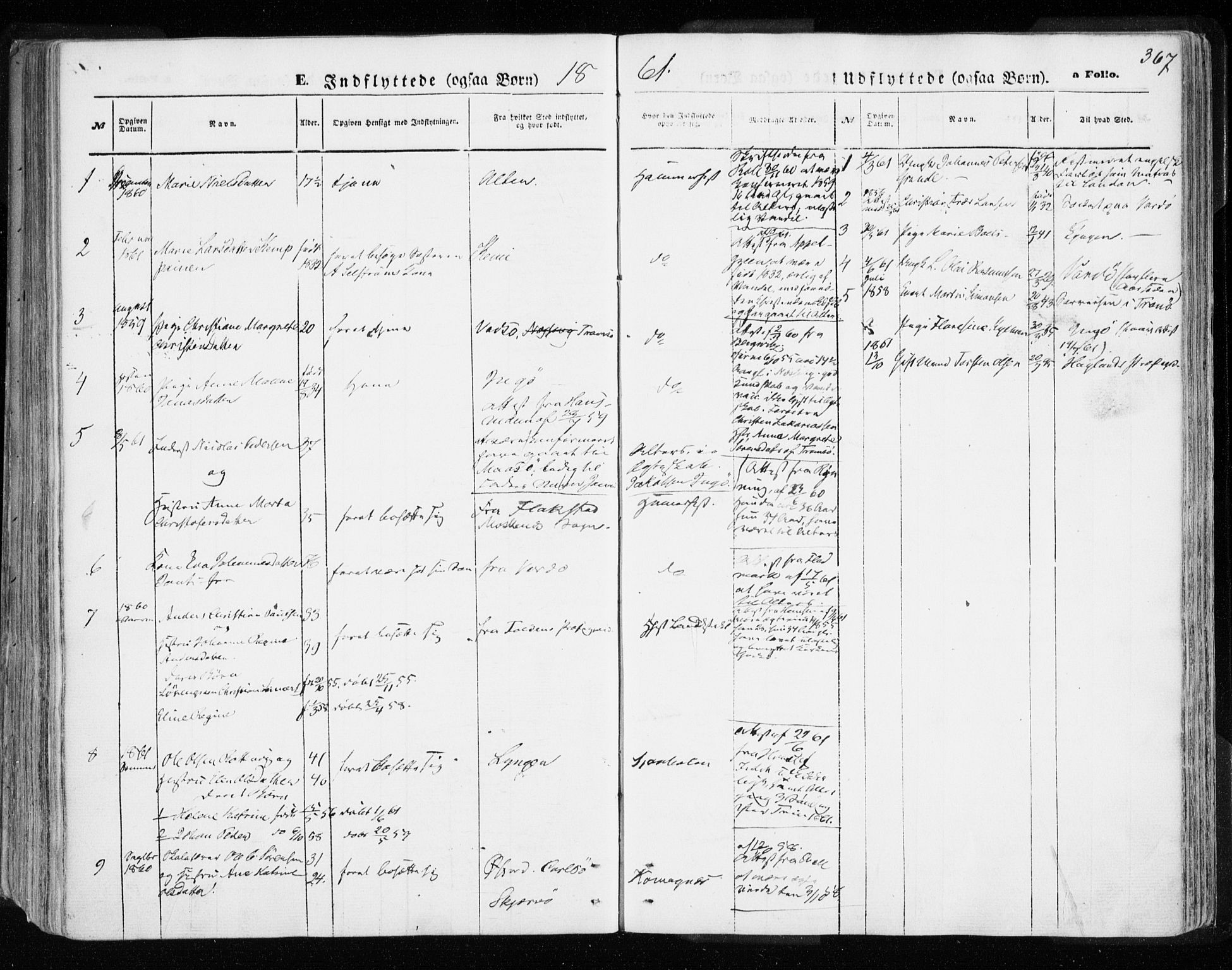 Hammerfest sokneprestkontor, SATØ/S-1347/H/Ha/L0005.kirke: Parish register (official) no. 5, 1857-1869, p. 367
