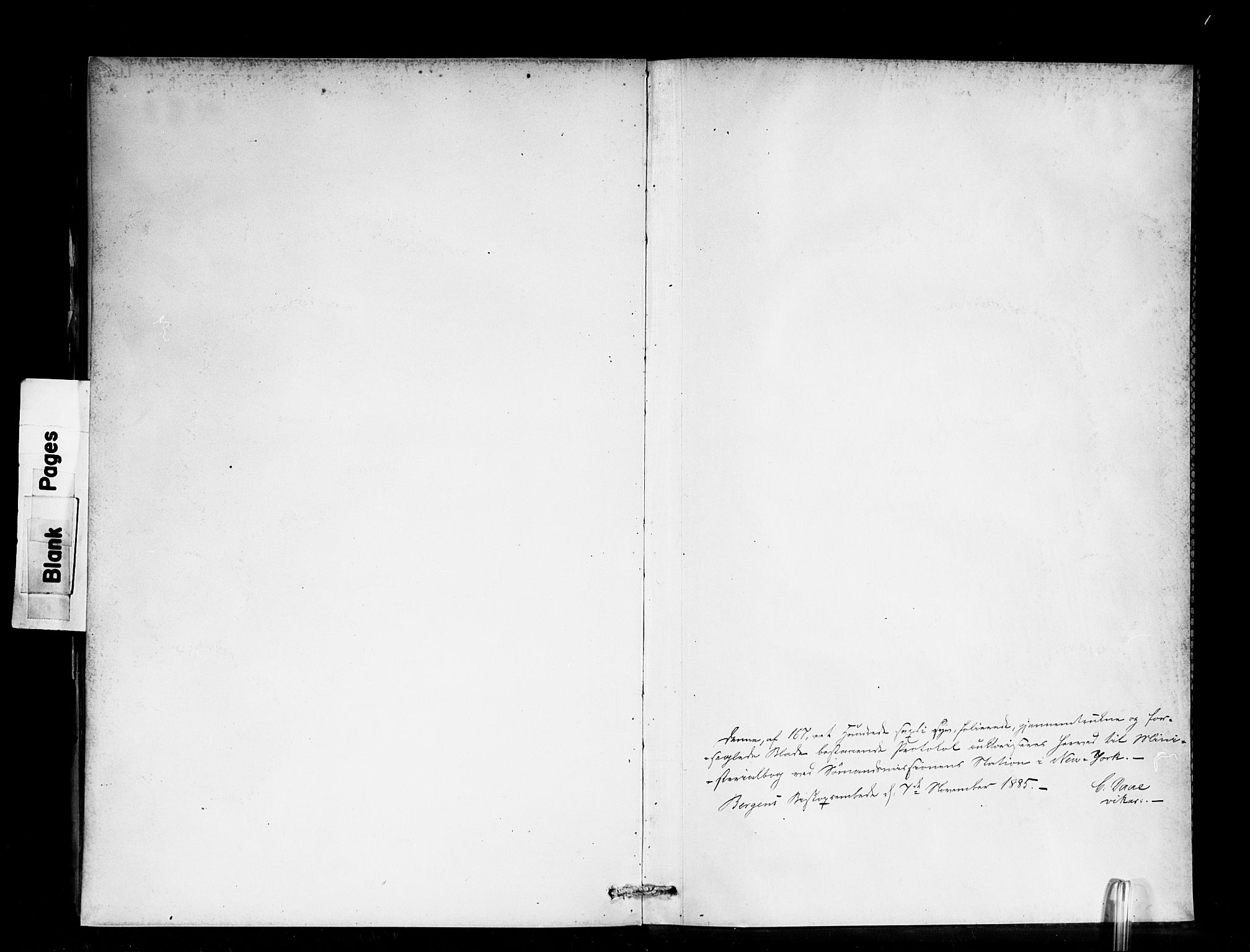 Den norske sjømannsmisjon i utlandet/New York, SAB/SAB/PA-0110/H/Ha/L0002: Parish register (official) no. A 2, 1886-1888