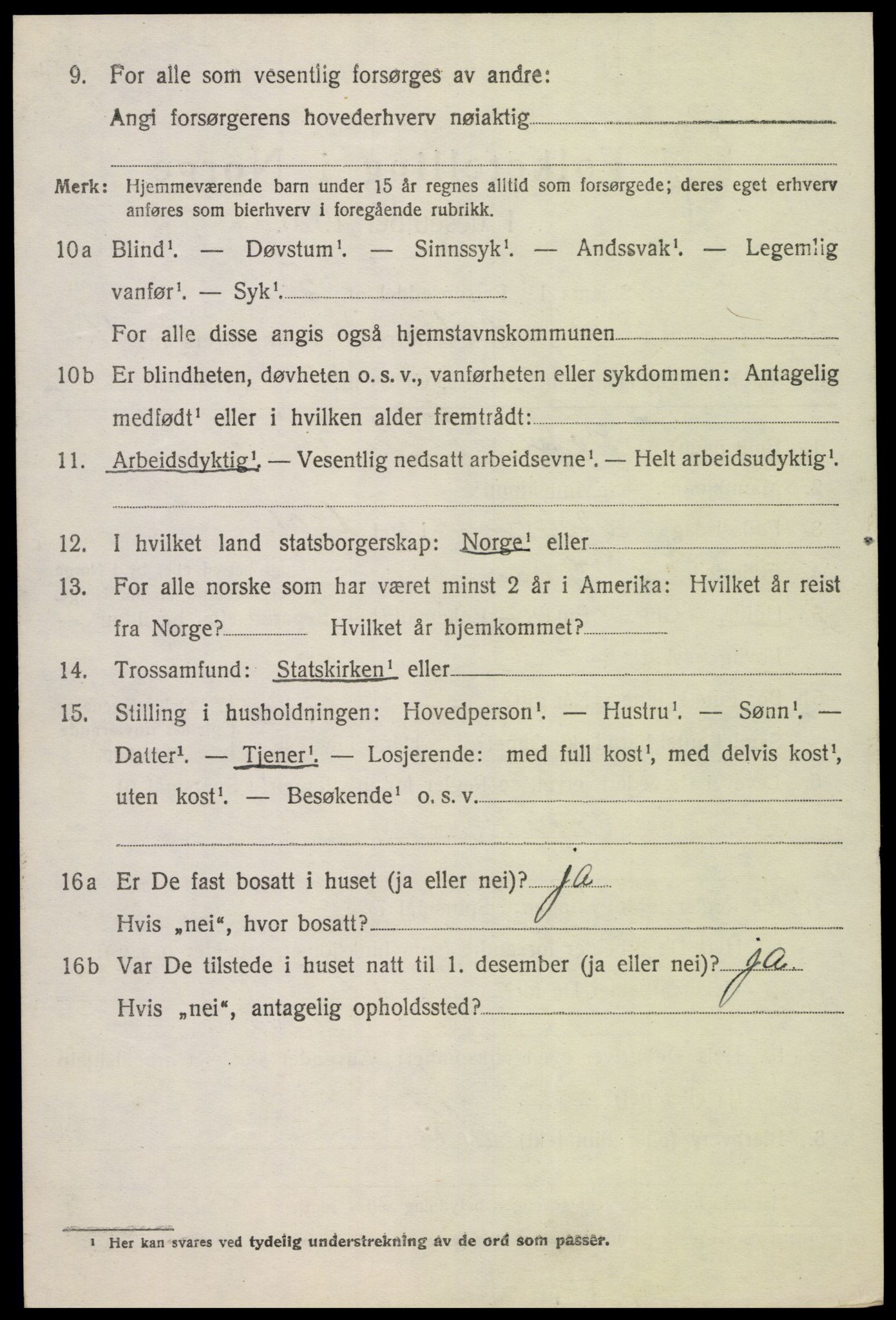 SAK, 1920 census for Greipstad, 1920, p. 1533