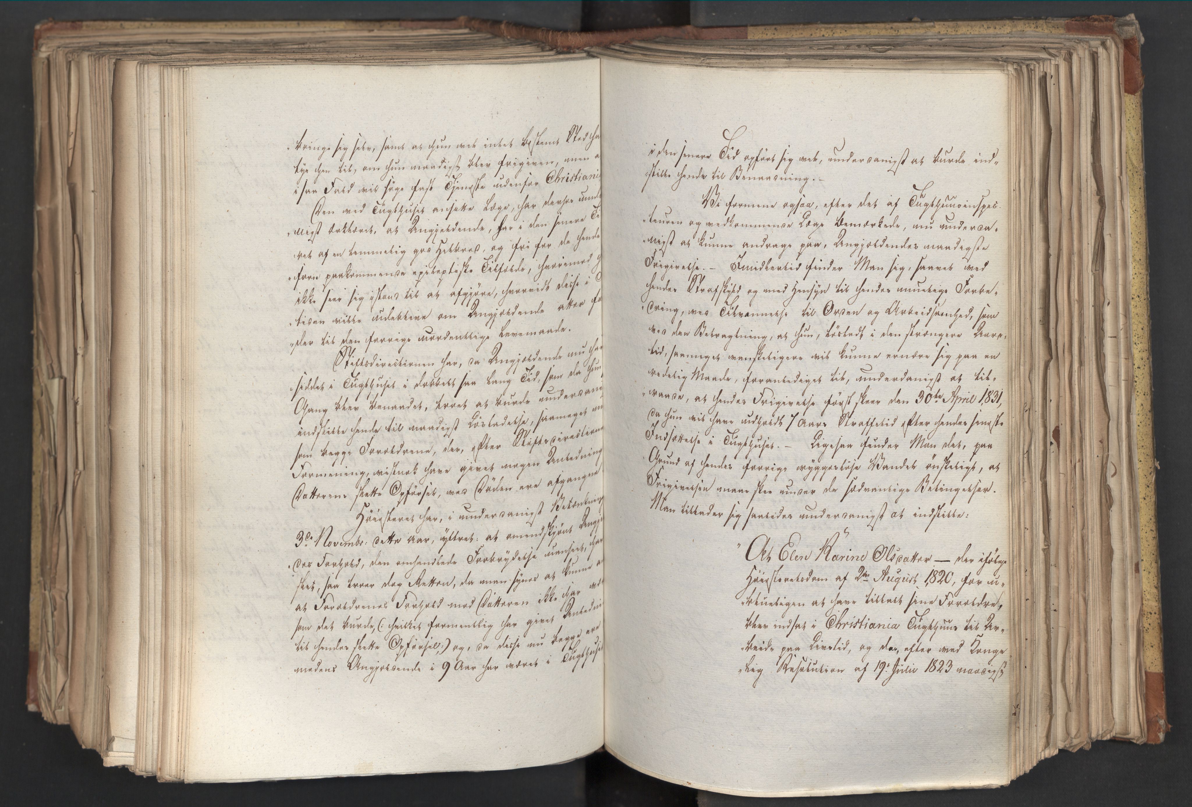 Statsrådsavdelingen i Stockholm, AV/RA-S-1003/D/Da/L0068: Regjeringsinnstillinger nr. 660-876, 1830, p. 491