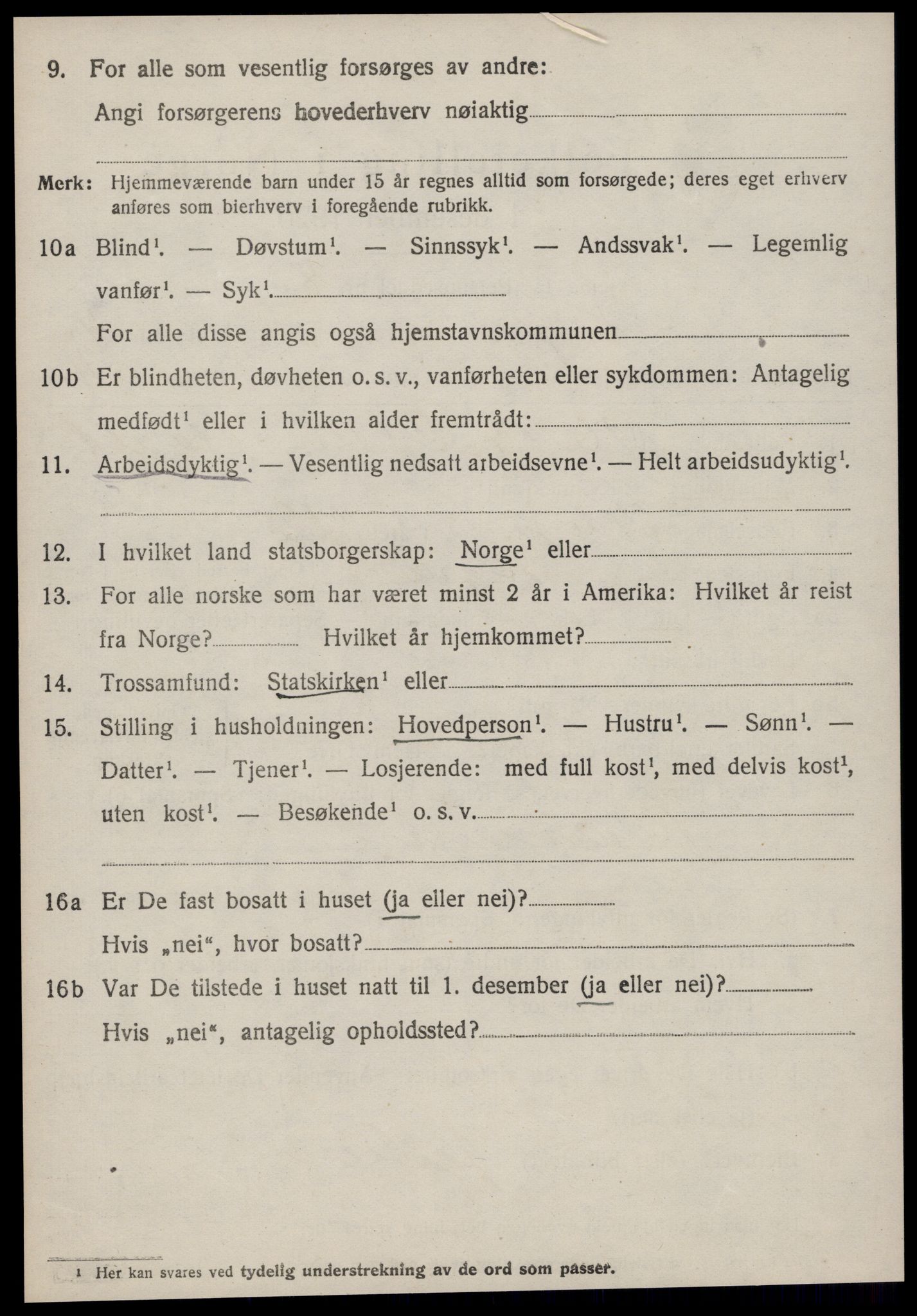 SAT, 1920 census for Vigra, 1920, p. 2457