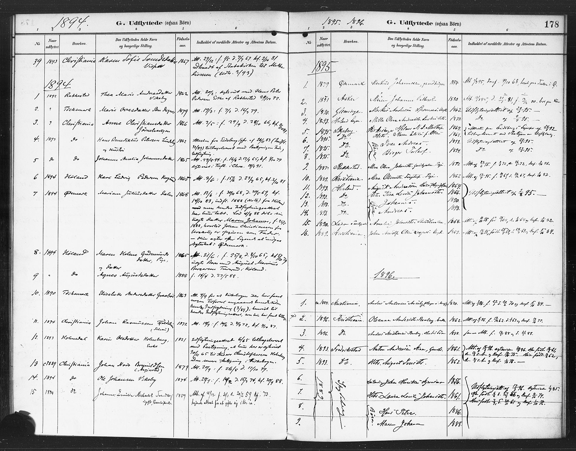 Rødenes prestekontor Kirkebøker, SAO/A-2005/F/Fa/L0010: Parish register (official) no. I 10, 1890-1900, p. 178