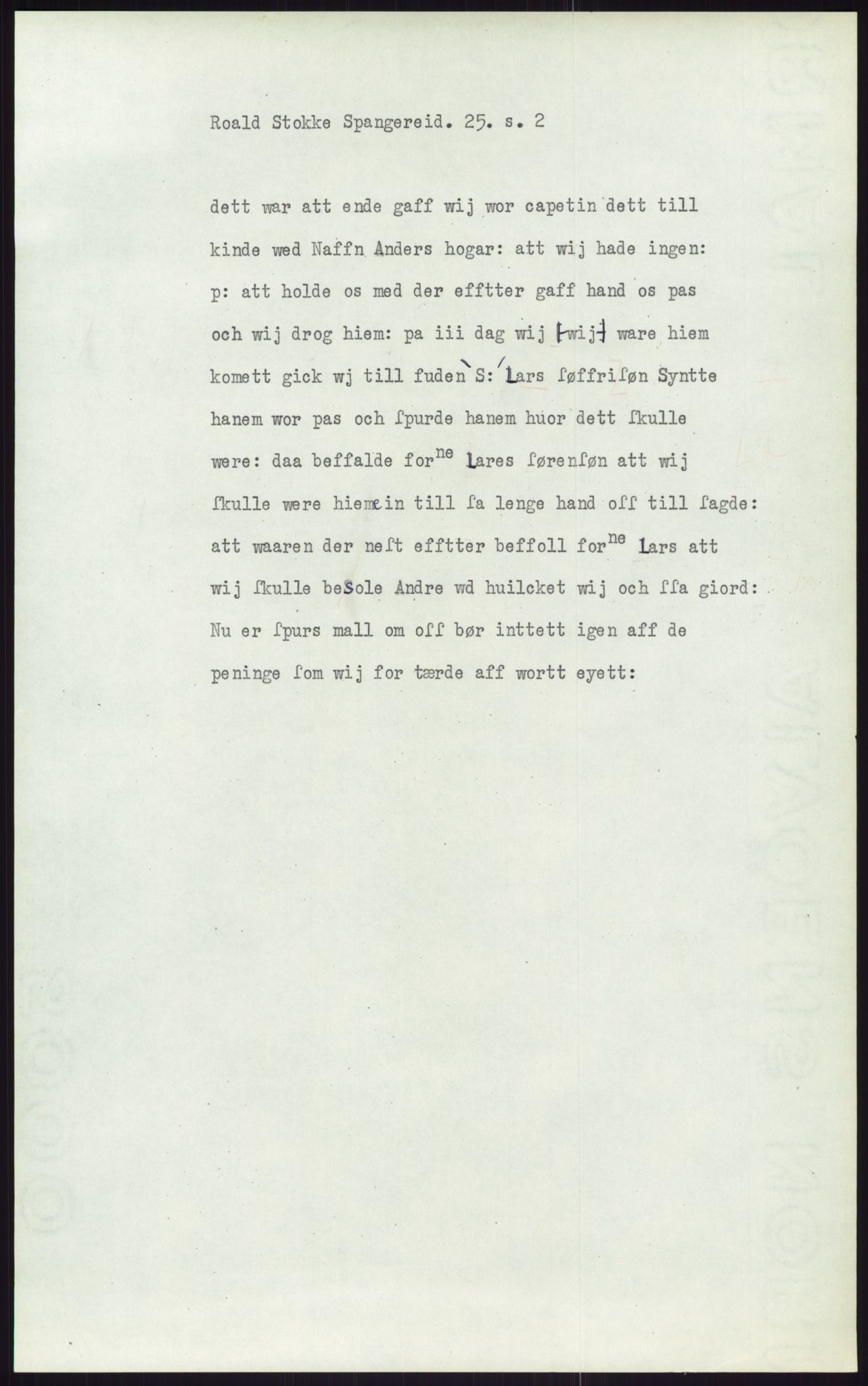 Samlinger til kildeutgivelse, Diplomavskriftsamlingen, AV/RA-EA-4053/H/Ha, p. 3105