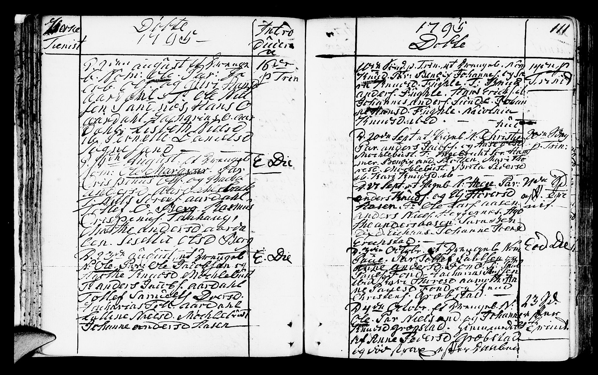 Jølster sokneprestembete, AV/SAB-A-80701/H/Haa/Haaa/L0006: Parish register (official) no. A 6, 1790-1821, p. 110-111