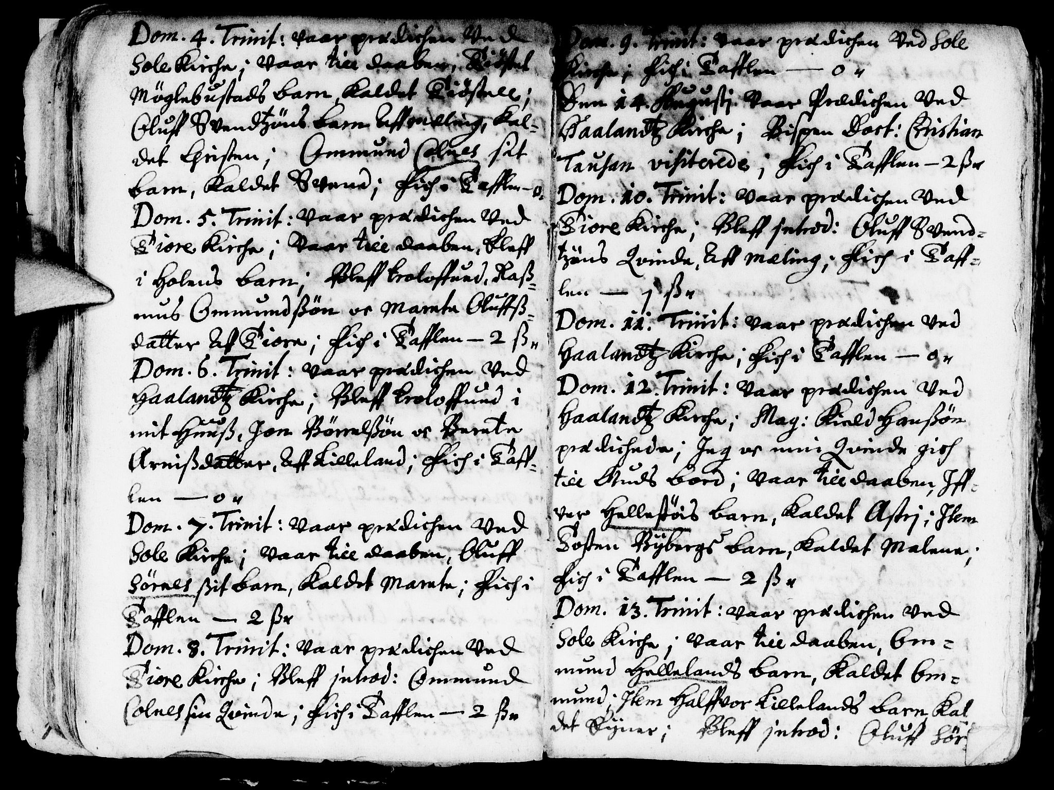 Håland sokneprestkontor, AV/SAST-A-101802/001/30BA/L0001: Parish register (official) no. A 1, 1671-1722