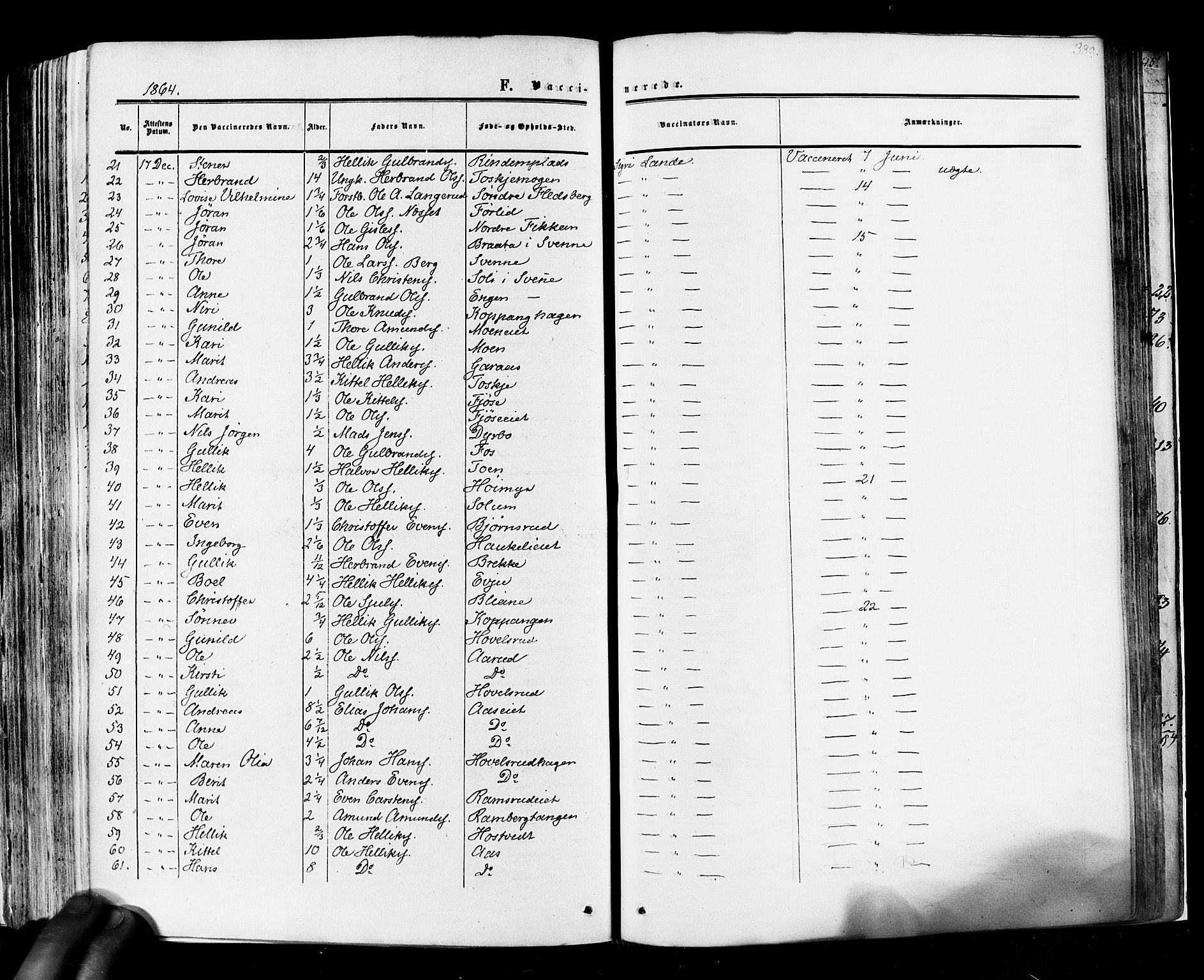 Flesberg kirkebøker, SAKO/A-18/F/Fa/L0007: Parish register (official) no. I 7, 1861-1878, p. 389
