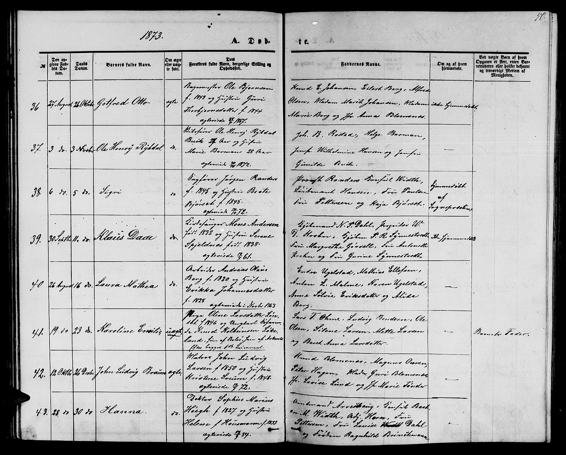 Ministerialprotokoller, klokkerbøker og fødselsregistre - Møre og Romsdal, AV/SAT-A-1454/558/L0701: Parish register (copy) no. 558C02, 1862-1879, p. 50