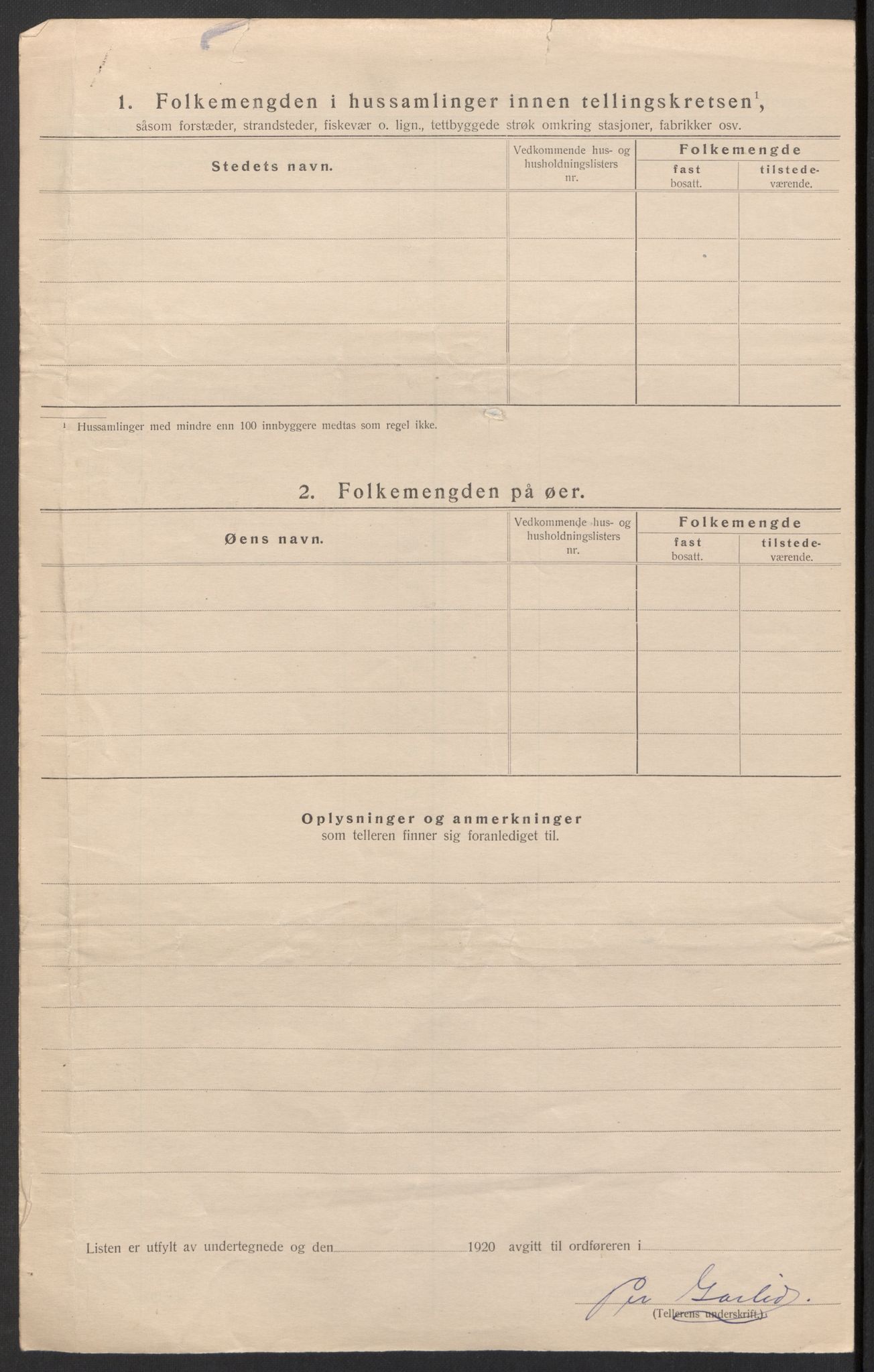 SAH, 1920 census for Nord-Aurdal, 1920, p. 14
