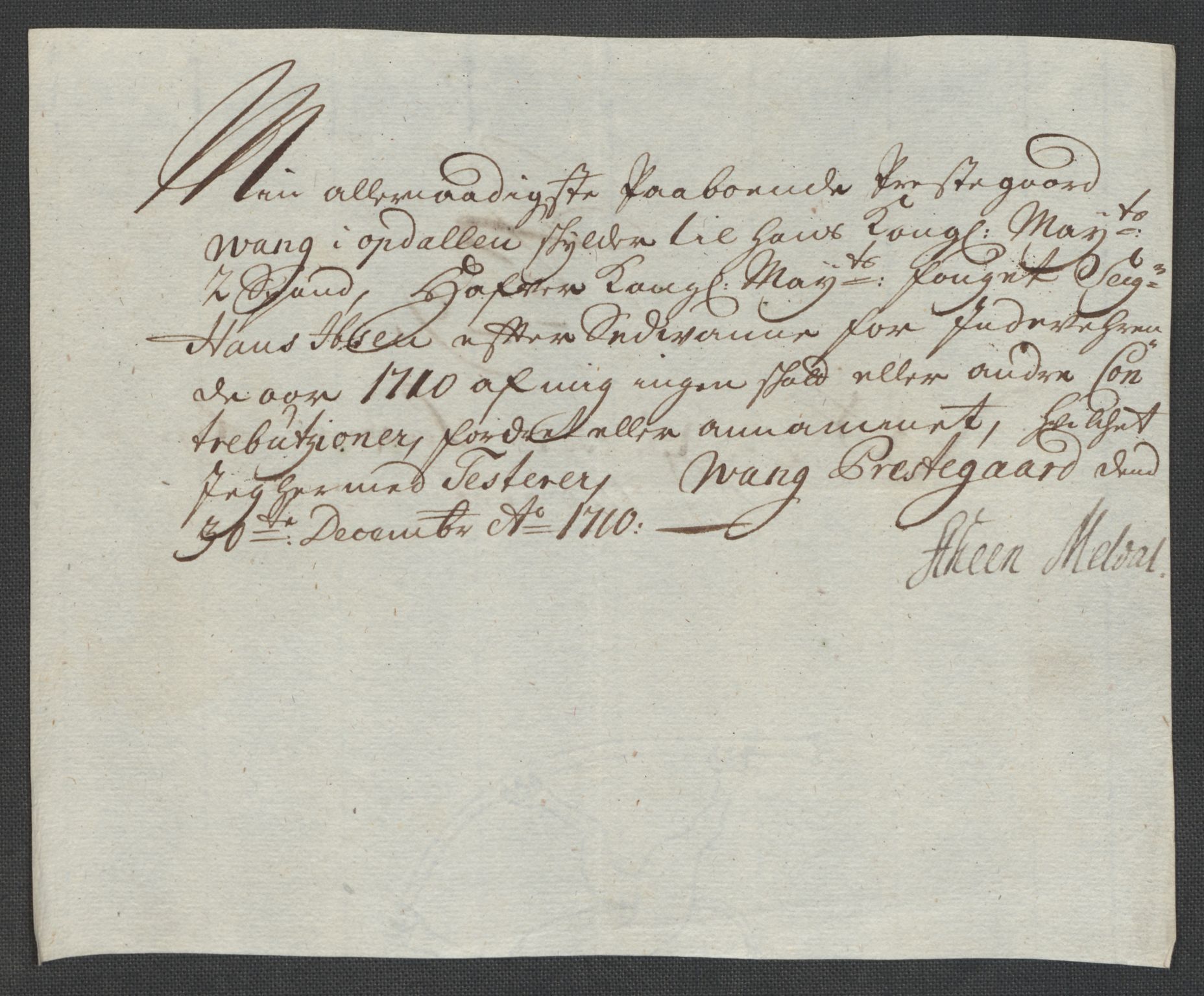 Rentekammeret inntil 1814, Reviderte regnskaper, Fogderegnskap, RA/EA-4092/R60/L3960: Fogderegnskap Orkdal og Gauldal, 1710, p. 328
