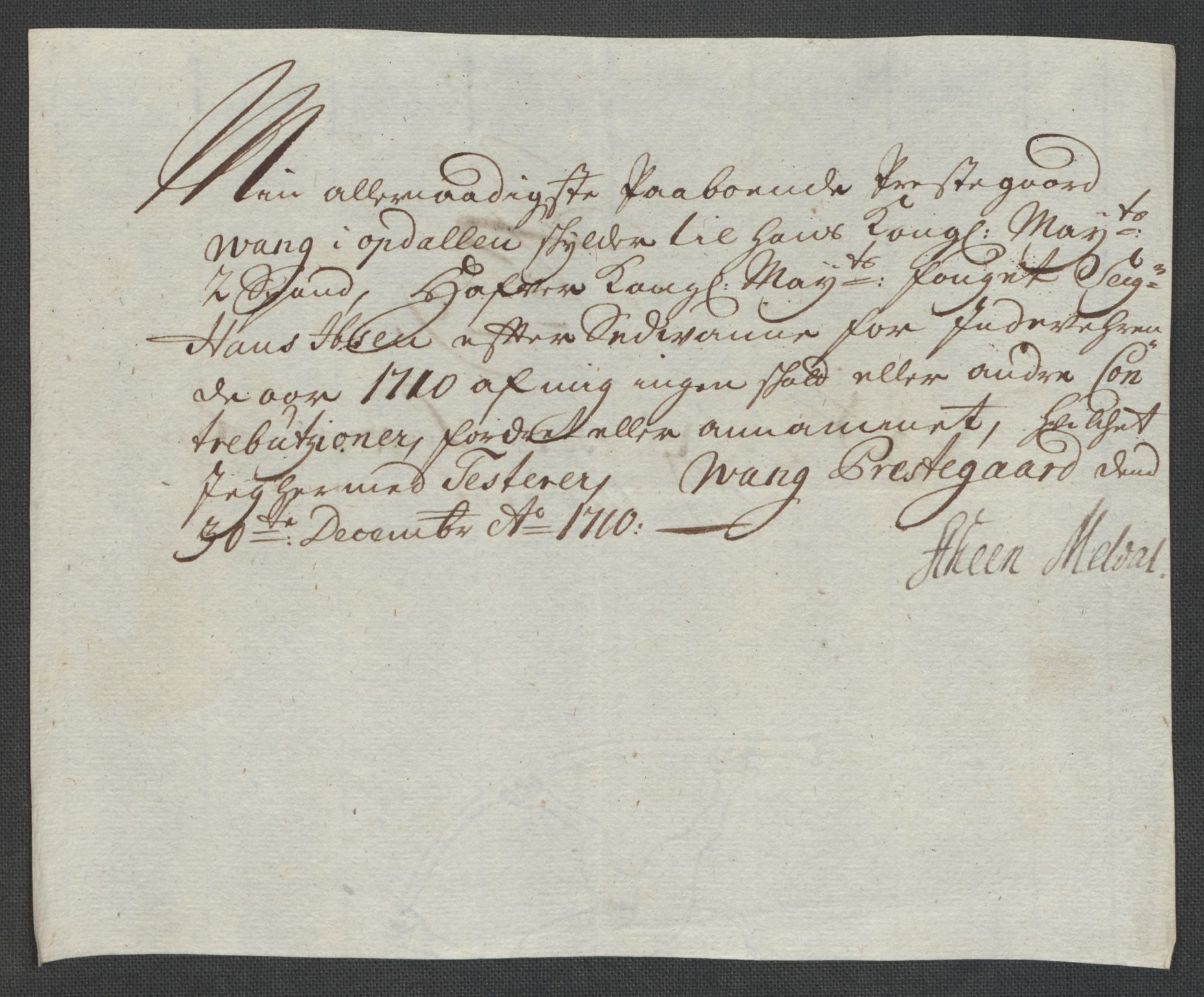 Rentekammeret inntil 1814, Reviderte regnskaper, Fogderegnskap, AV/RA-EA-4092/R60/L3960: Fogderegnskap Orkdal og Gauldal, 1710, p. 328