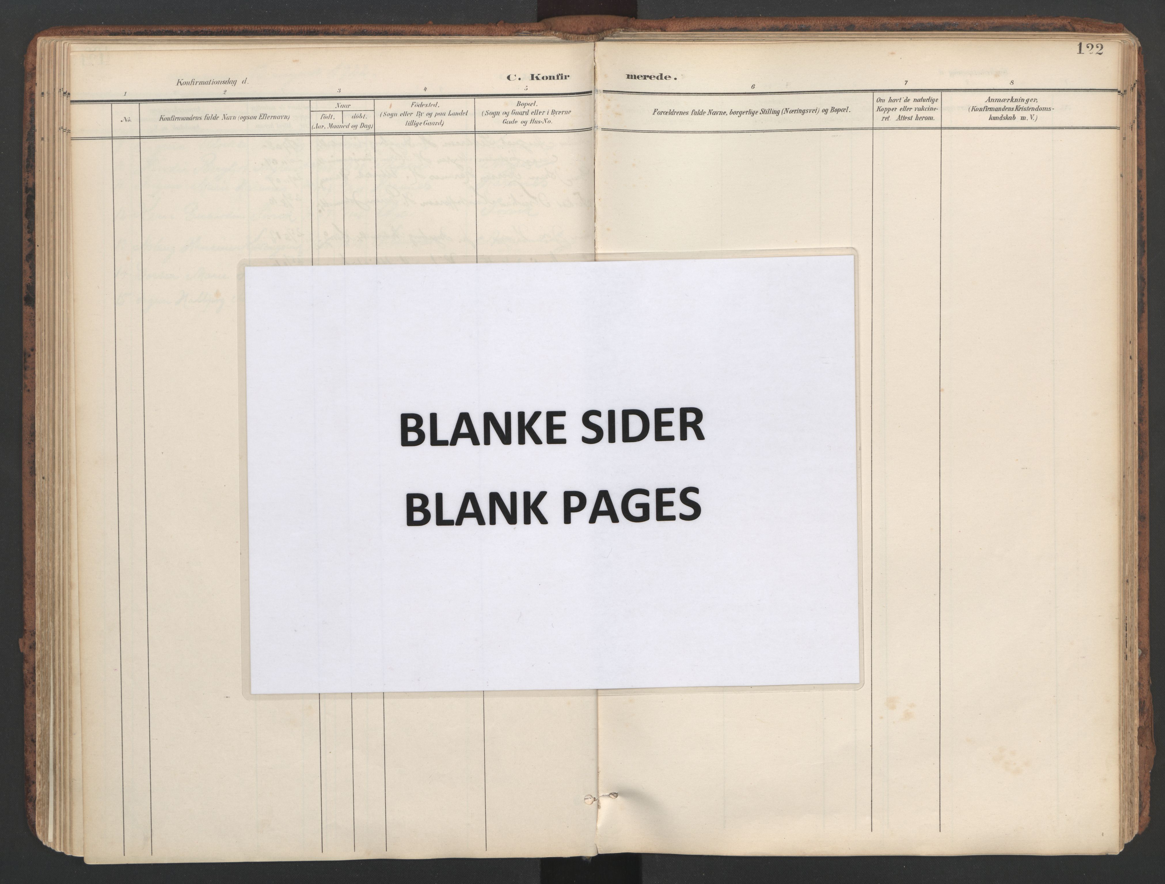 Ministerialprotokoller, klokkerbøker og fødselsregistre - Sør-Trøndelag, AV/SAT-A-1456/634/L0537: Parish register (official) no. 634A13, 1896-1922, p. 122