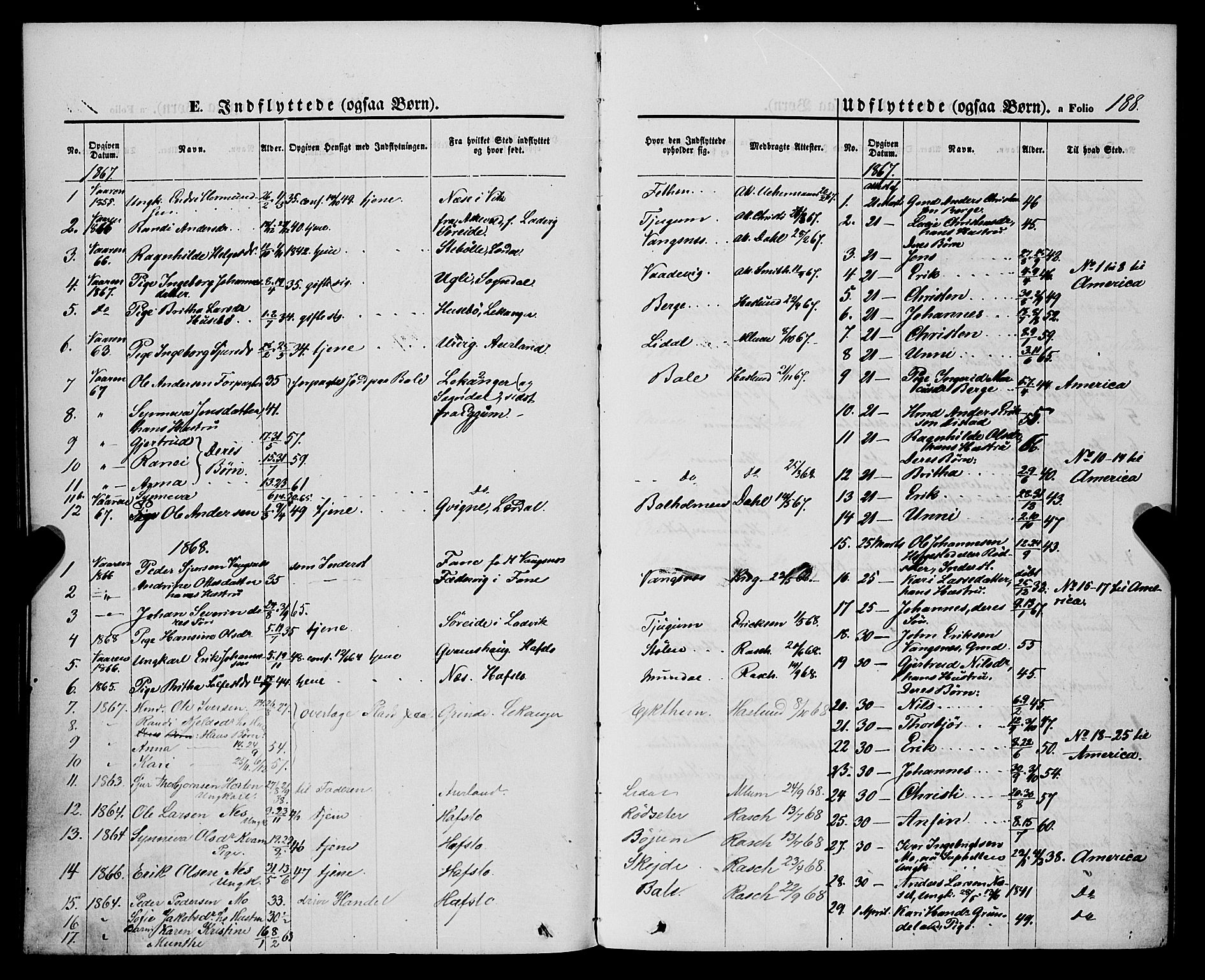 Balestrand sokneprestembete, AV/SAB-A-79601/H/Haa/Haaa/L0003: Parish register (official) no. A 3, 1867-1878, p. 188