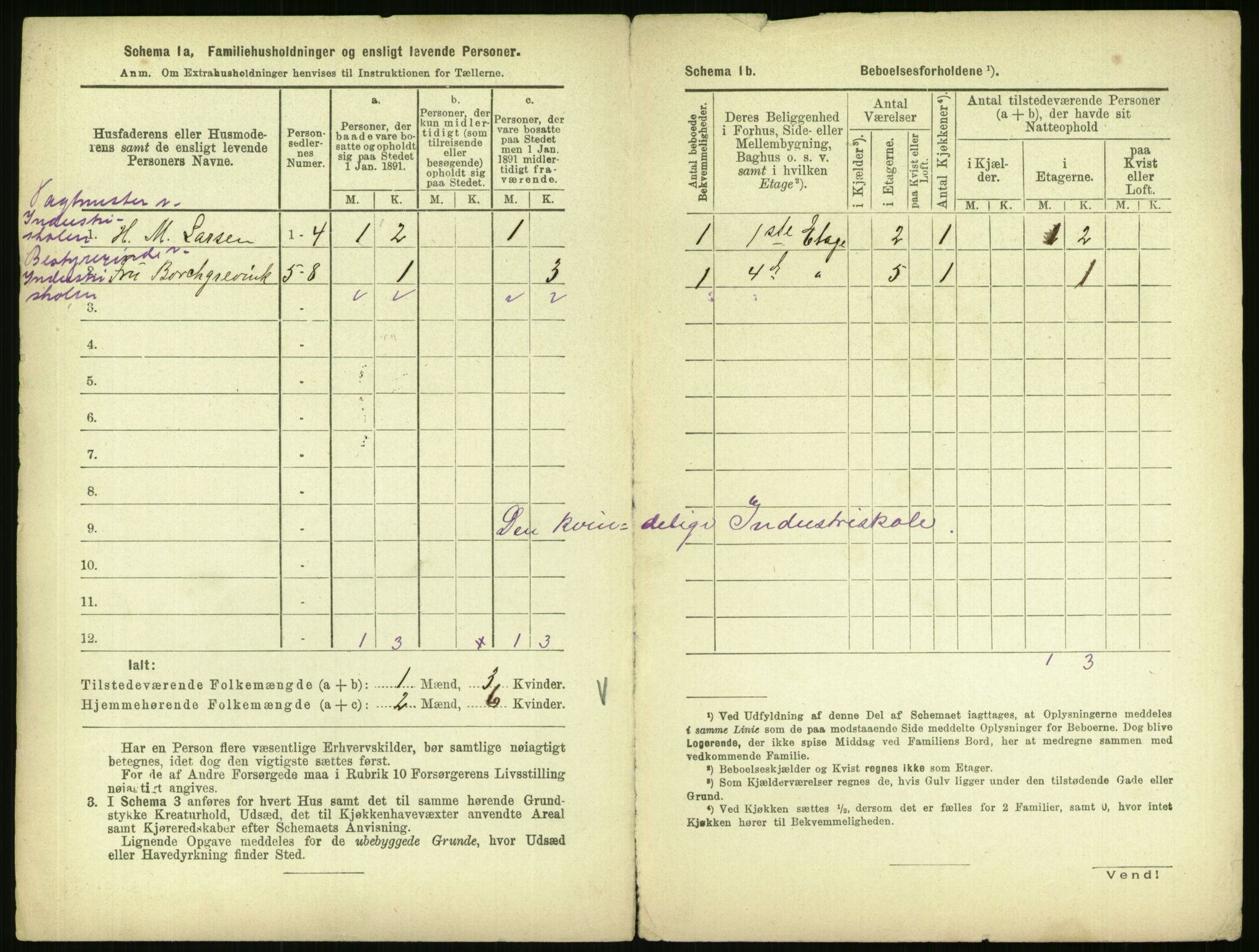 RA, 1891 census for 0301 Kristiania, 1891, p. 44860