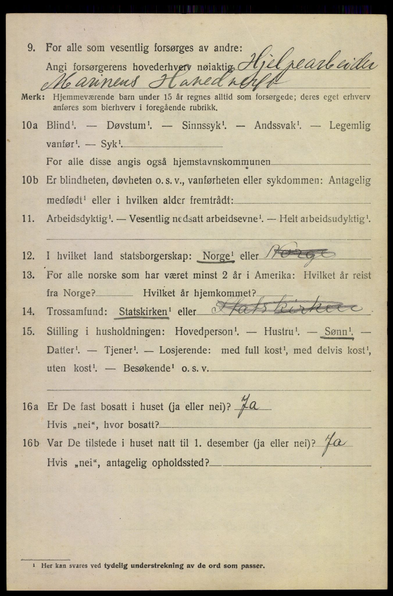 SAKO, 1920 census for Borre, 1920, p. 1415