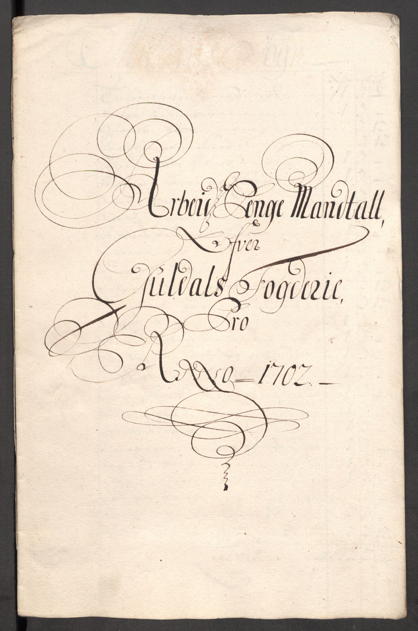 Rentekammeret inntil 1814, Reviderte regnskaper, Fogderegnskap, AV/RA-EA-4092/R60/L3952: Fogderegnskap Orkdal og Gauldal, 1702, p. 314