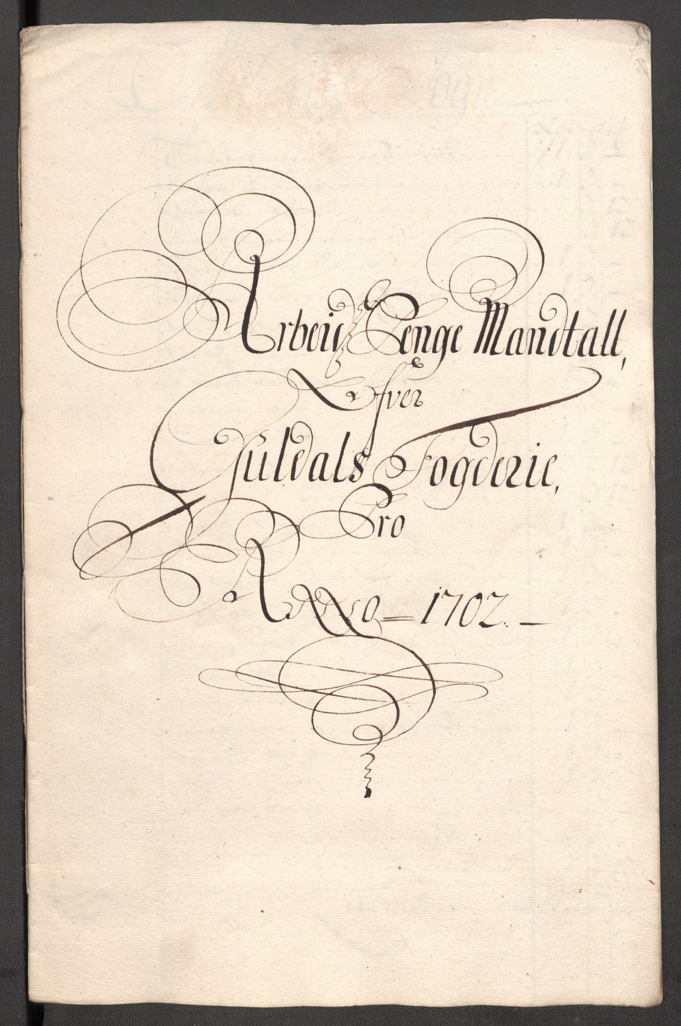 Rentekammeret inntil 1814, Reviderte regnskaper, Fogderegnskap, RA/EA-4092/R60/L3952: Fogderegnskap Orkdal og Gauldal, 1702, p. 314