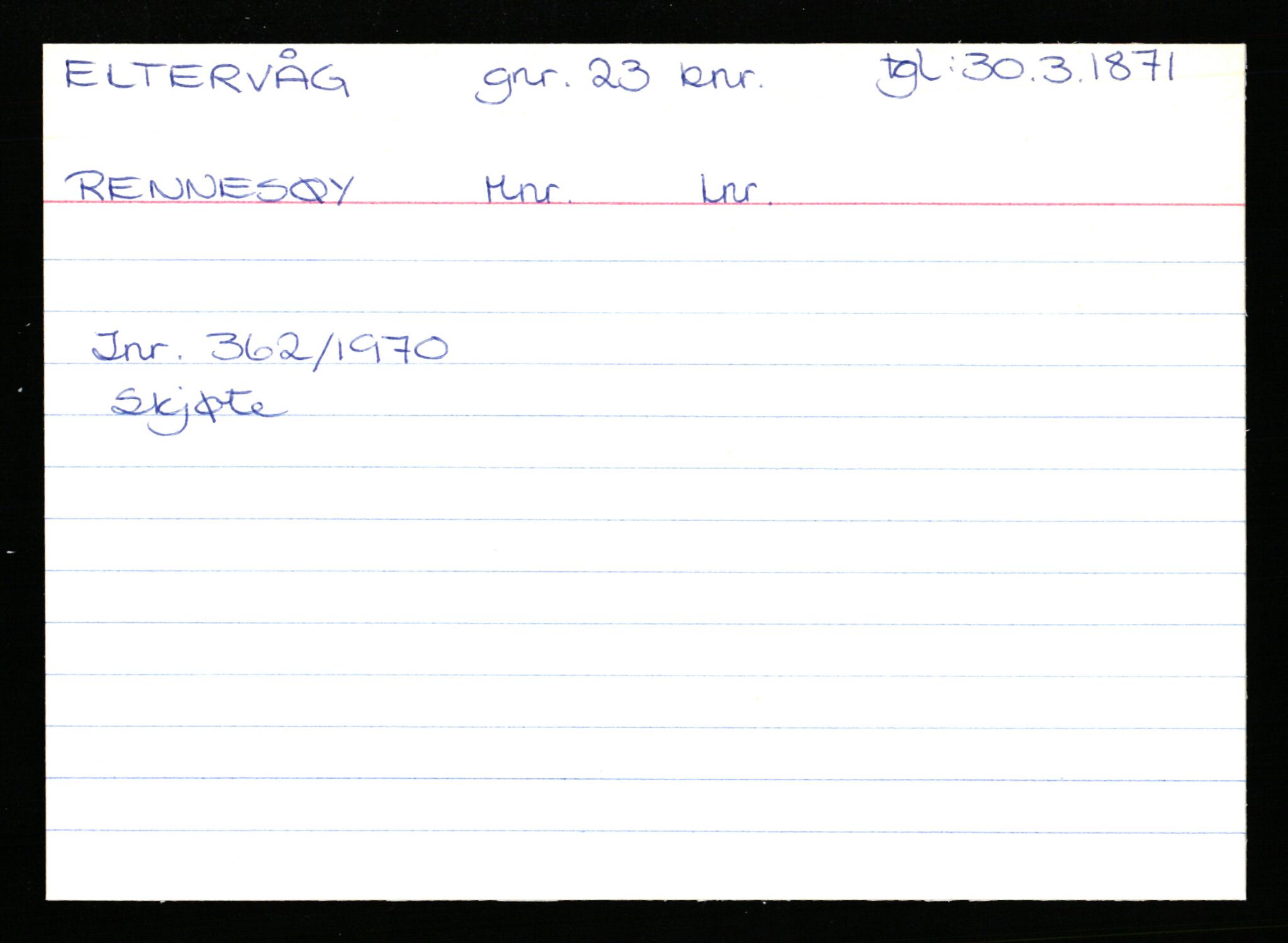 Statsarkivet i Stavanger, AV/SAST-A-101971/03/Y/Yk/L0008: Registerkort sortert etter gårdsnavn: Eig - Erlien, 1750-1930, p. 376