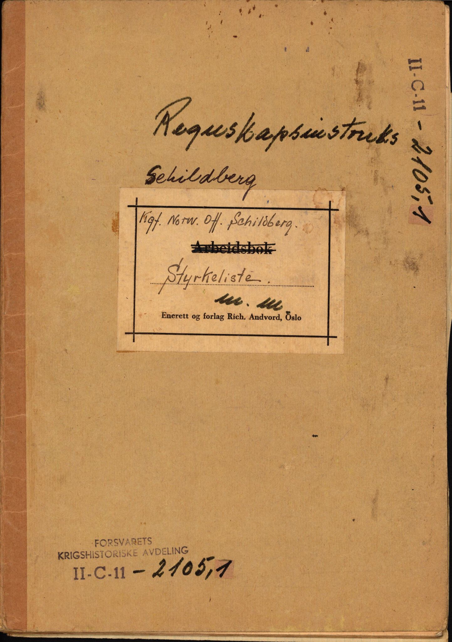 Forsvaret, Forsvarets krigshistoriske avdeling, AV/RA-RAFA-2017/Y/Yf/L0203: II-C-11-2105  -  Norske offiserer i krigsfangenskap, 1940-1948, p. 126