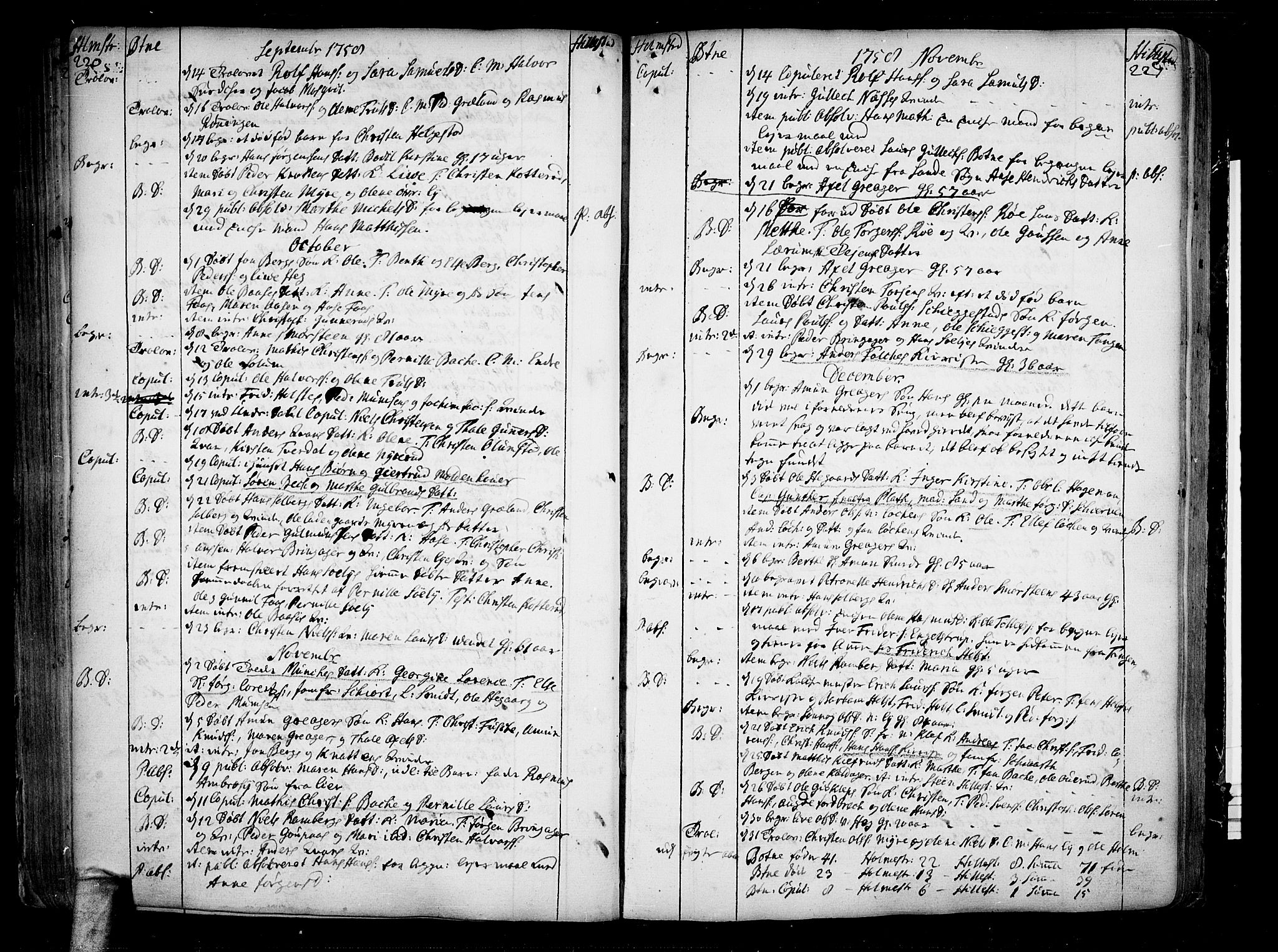 Botne kirkebøker, AV/SAKO-A-340/F/Fa/L0001a: Parish register (official) no. I 1A, 1707-1778, p. 220-221