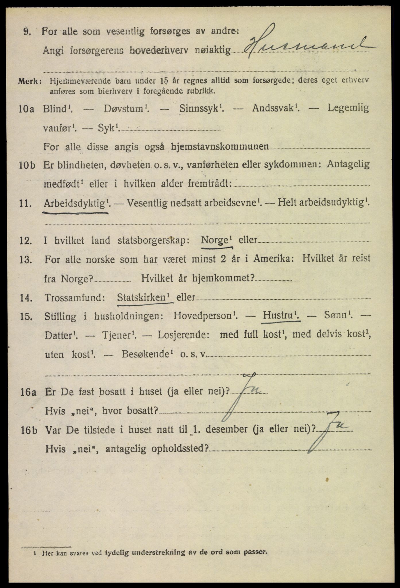 SAH, 1920 census for Øyer, 1920, p. 3274