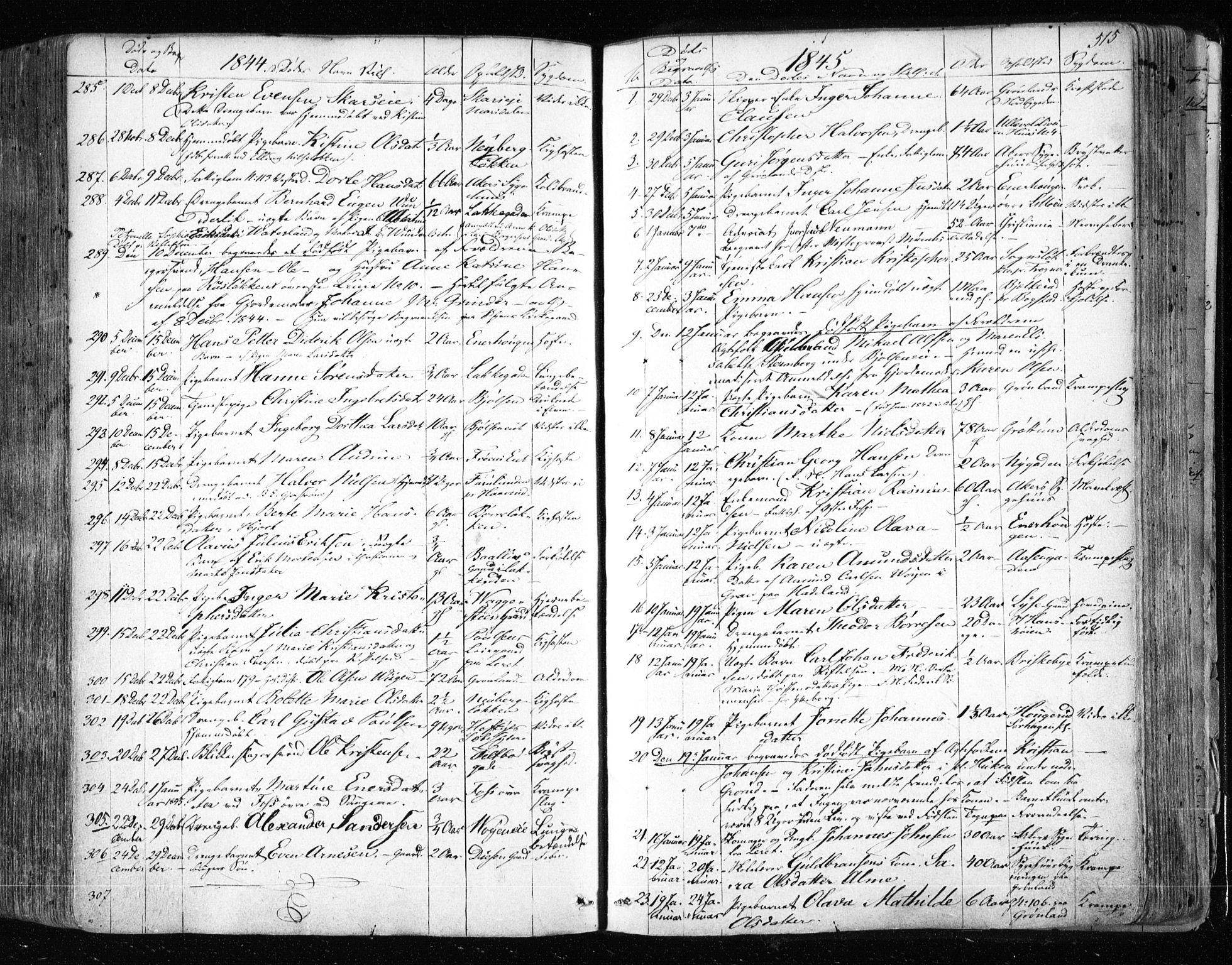 Aker prestekontor kirkebøker, SAO/A-10861/F/L0019: Parish register (official) no. 19, 1842-1852, p. 515
