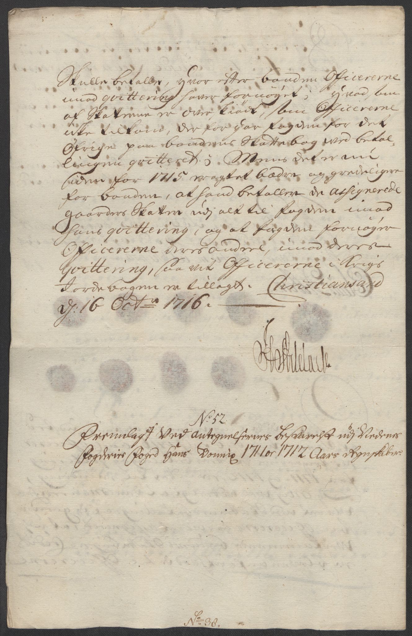 Rentekammeret inntil 1814, Reviderte regnskaper, Fogderegnskap, AV/RA-EA-4092/R39/L2320: Fogderegnskap Nedenes, 1712, p. 573