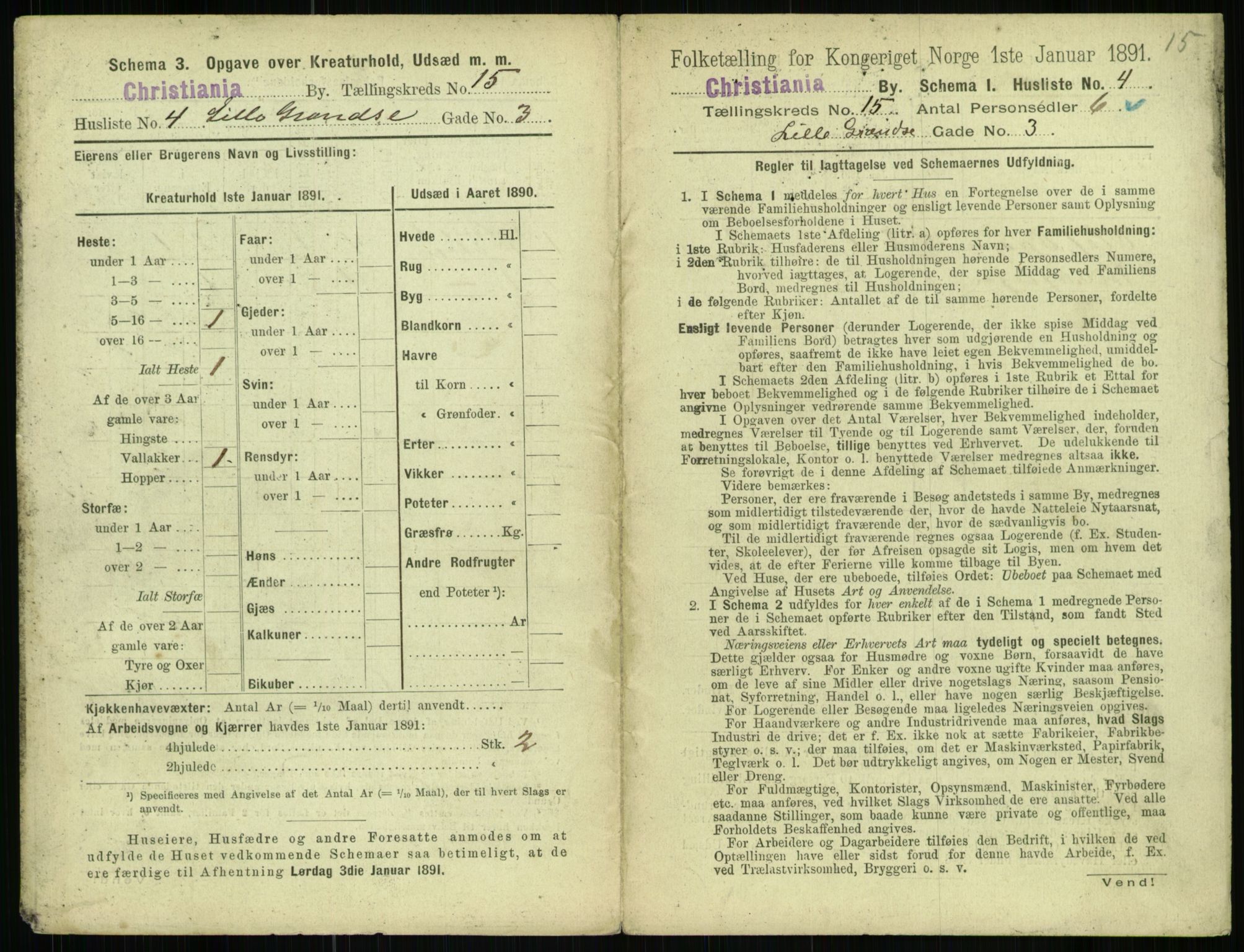 RA, 1891 census for 0301 Kristiania, 1891, p. 6817