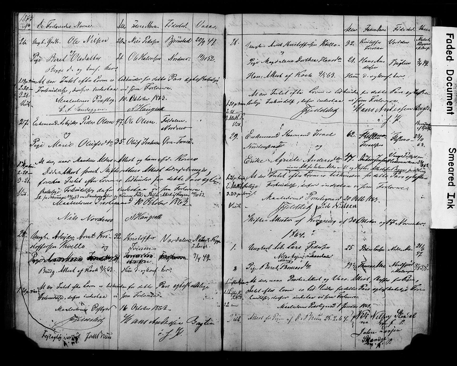 Målselv sokneprestembete, AV/SATØ-S-1311/I/Id/L0037: Banns register no. 37, 1853-1870
