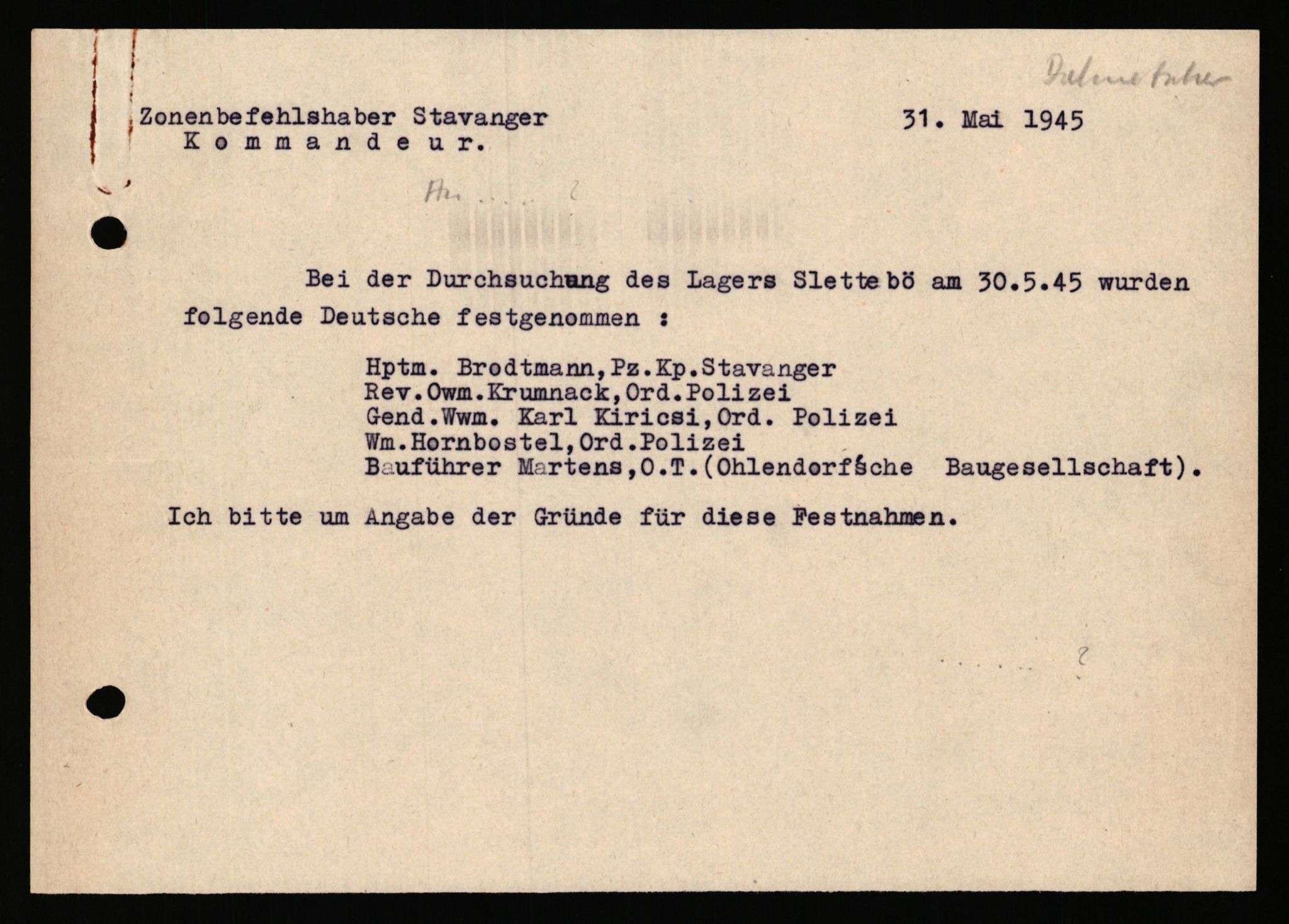 Deutscher Oberbefehlshaber Norwegen (DOBN), AV/RA-RAFA-2197/D/Dl/L0119: DB Zone Stavanger Abt. Ic, 1945, p. 136