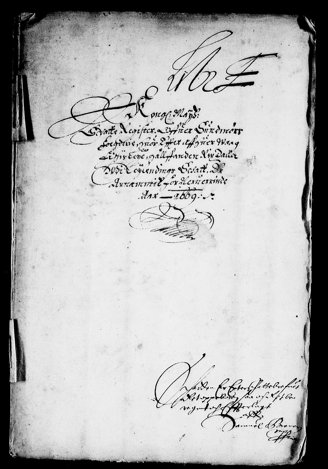 Rentekammeret inntil 1814, Reviderte regnskaper, Stiftamtstueregnskaper, Bergen stiftamt, AV/RA-EA-6043/R/Rc/L0030: Bergen stiftamt, 1669