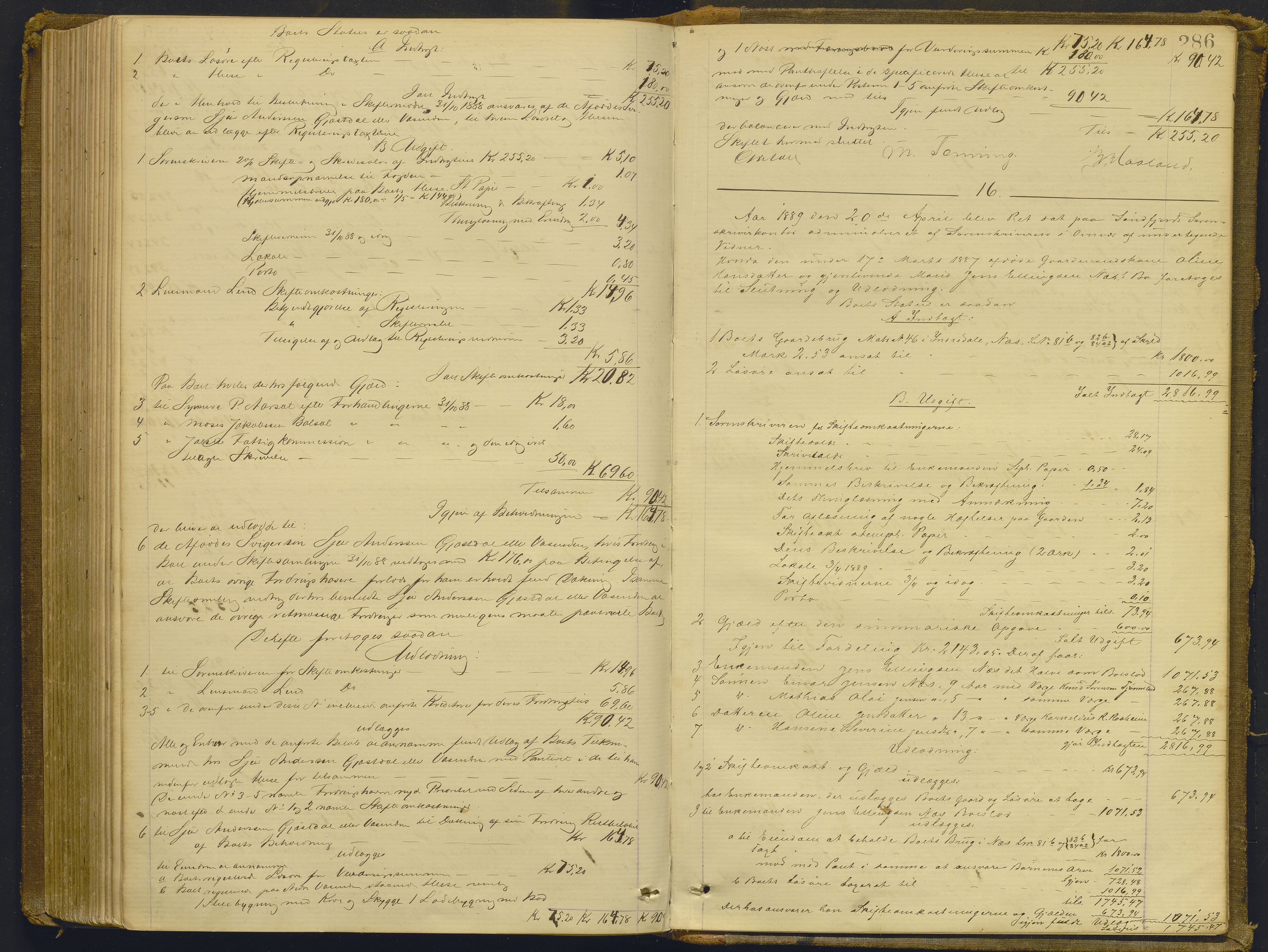 Sunnfjord tingrett, AV/SAB-A-3201/1/H/Hd/L0006: Skifteutlodningsprotokoll, 1881-1889, p. 285b-286a