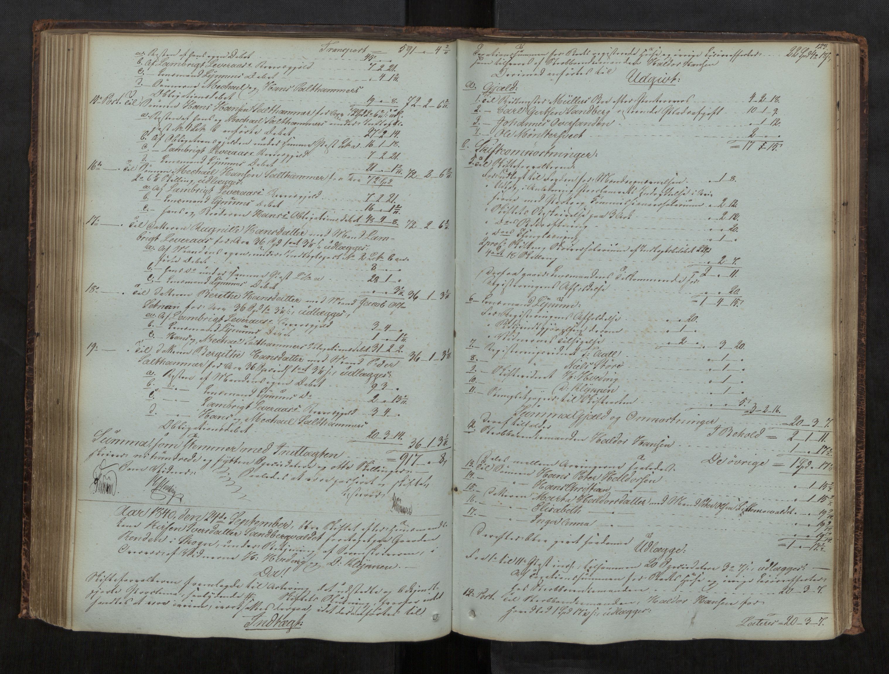 Stjør- og Verdal sorenskriveri, AV/SAT-A-4167/1/3/3A/L0036: Skifteprotokoll 31, 1835-1843, p. 123