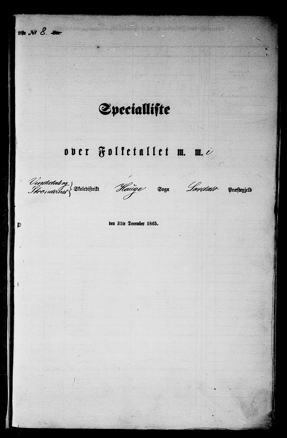 RA, 1865 census for Lærdal, 1865, p. 166