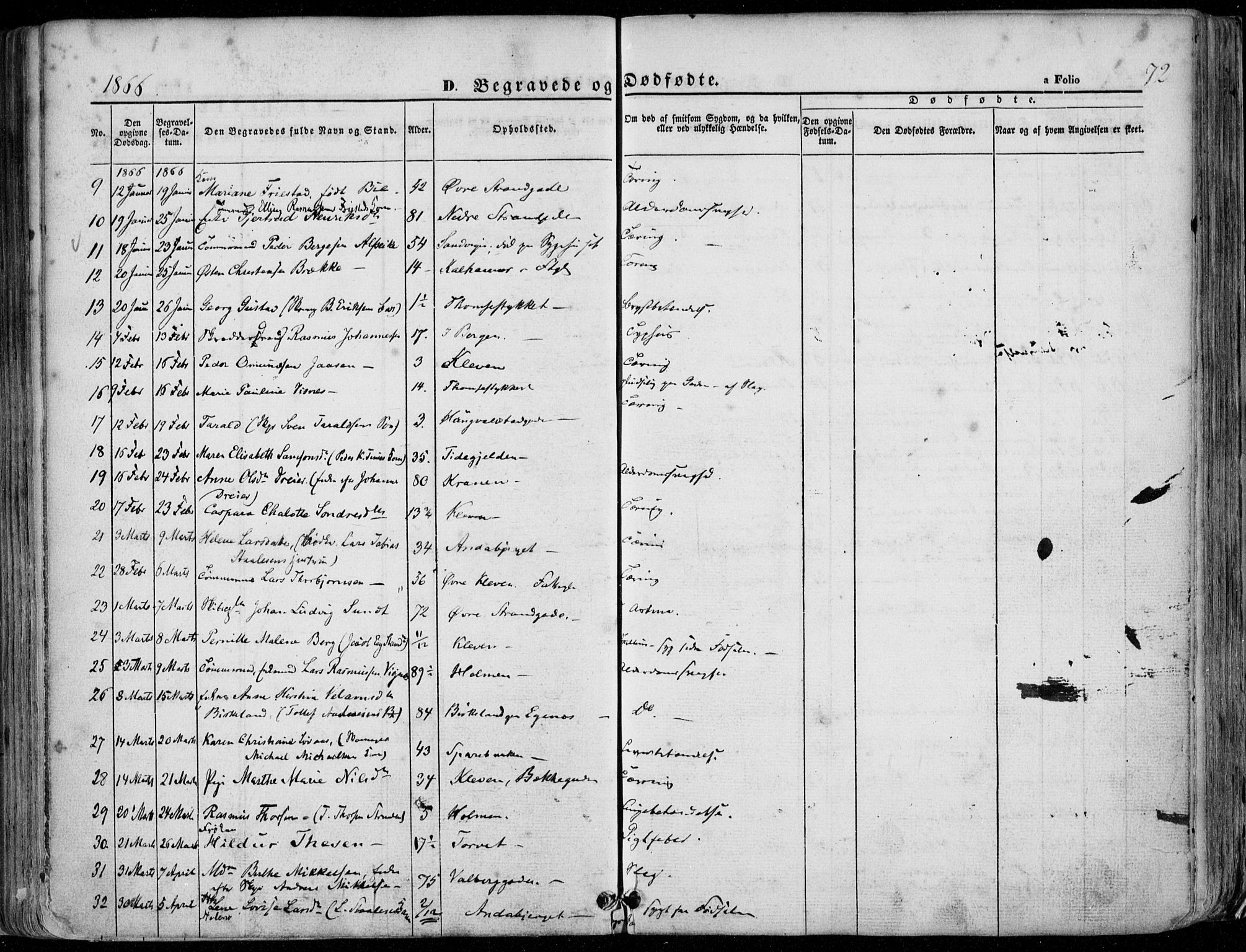 Domkirken sokneprestkontor, AV/SAST-A-101812/001/30/30BA/L0020: Parish register (official) no. A 19, 1858-1877, p. 72