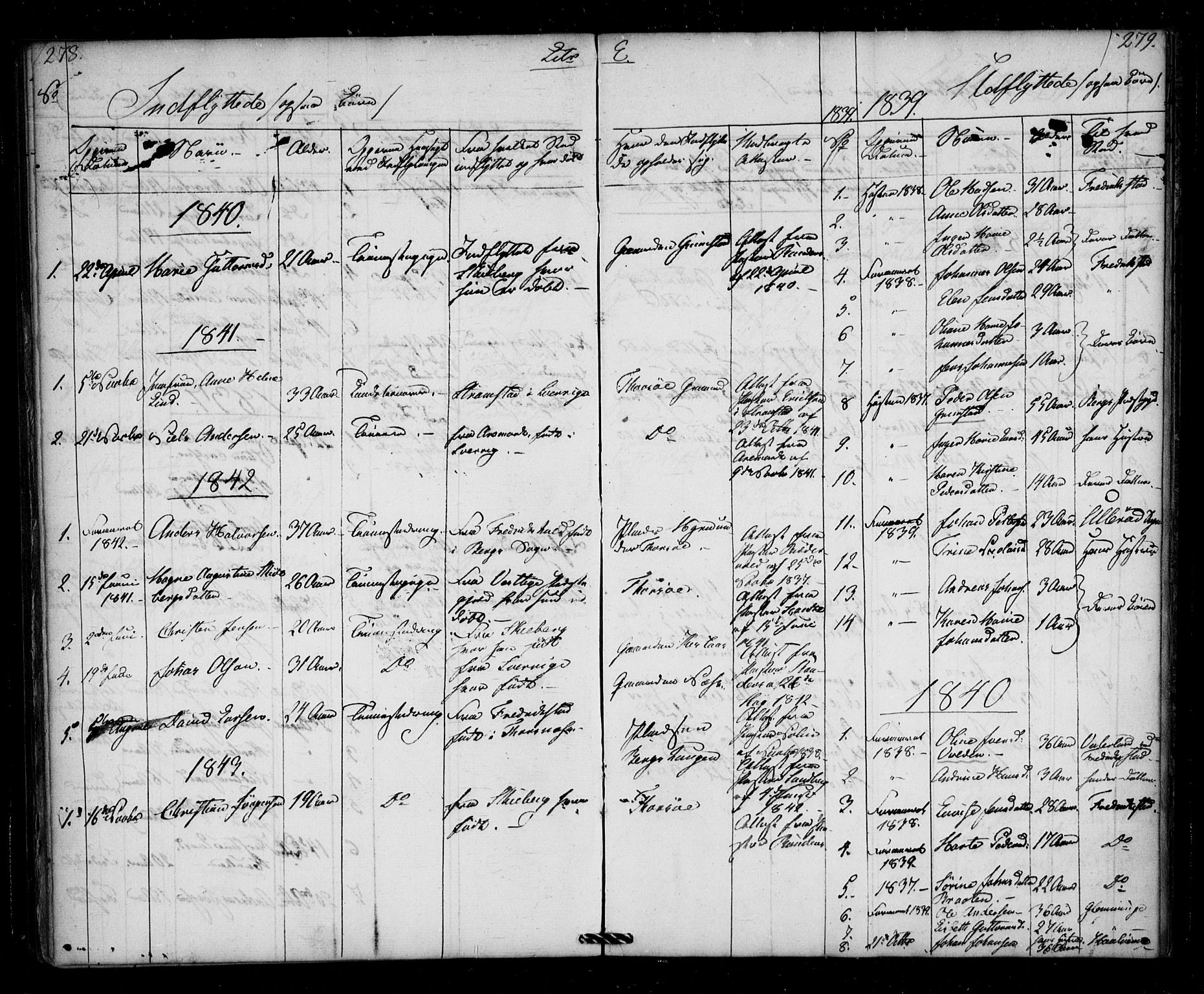 Borge prestekontor Kirkebøker, AV/SAO-A-10903/F/Fb/L0001: Parish register (official) no. II 1, 1836-1852, p. 278-279