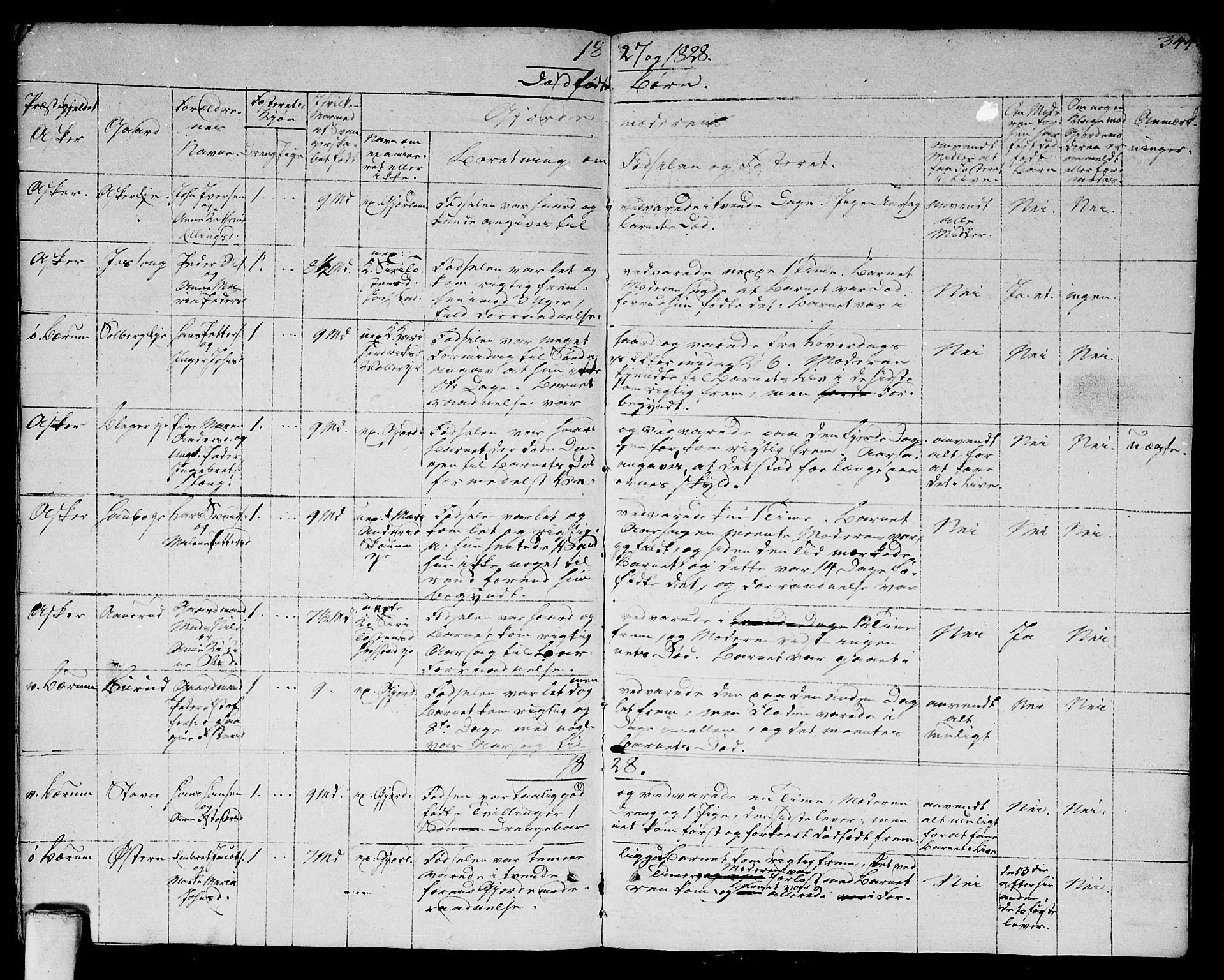 Asker prestekontor Kirkebøker, SAO/A-10256a/F/Fa/L0005: Parish register (official) no. I 5, 1807-1813, p. 344