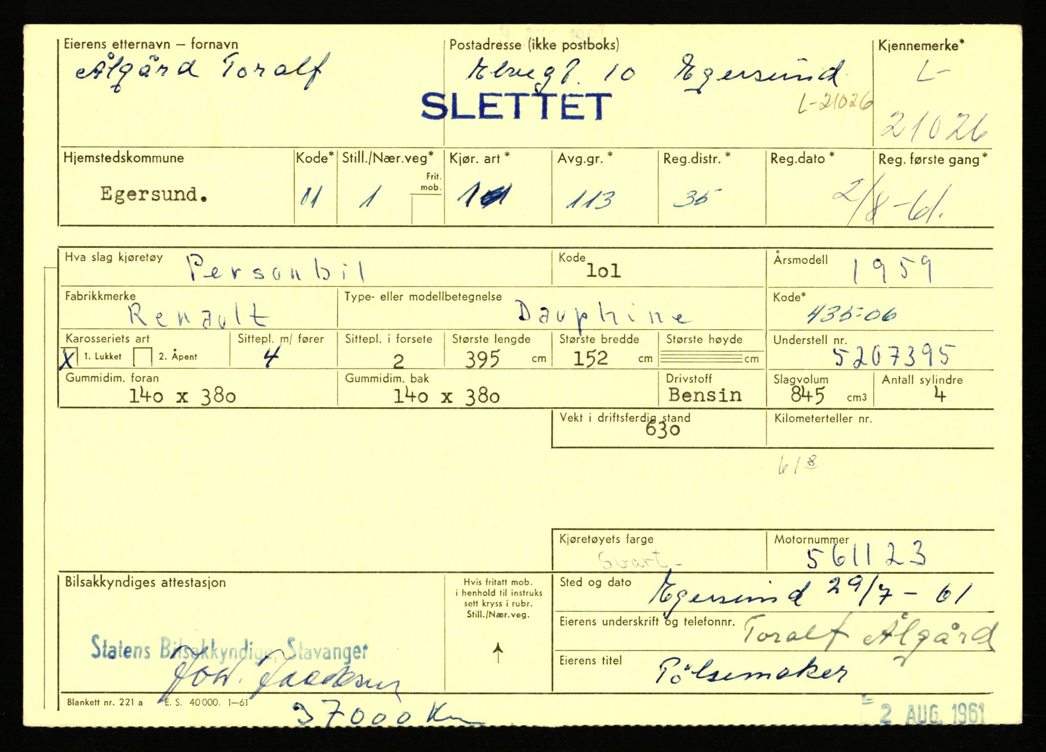 Stavanger trafikkstasjon, AV/SAST-A-101942/0/F/L0037: L-20500 - L-21499, 1930-1971, p. 1565